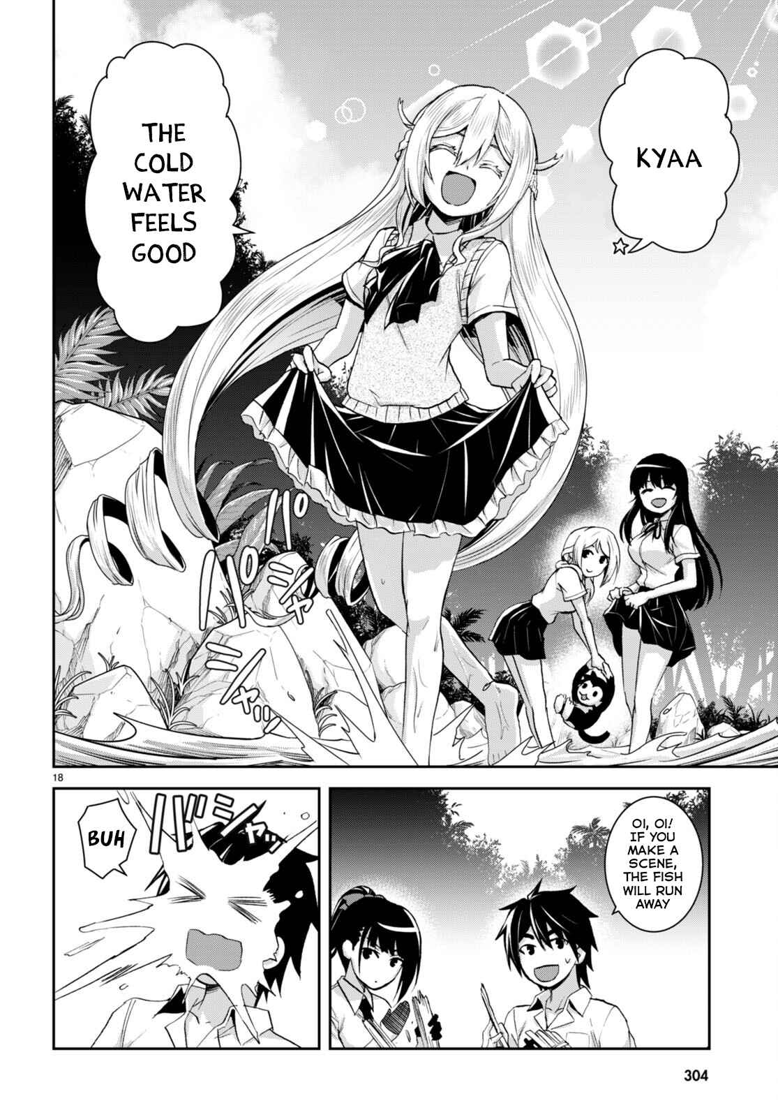 Isekai Yurutto Survival Seikatsu: Gakkou No Minna To Isekai No Mujintou Ni Tenishitakedo Ore Dake Rakushou Desu Chapter 19 - Page 20 in English
