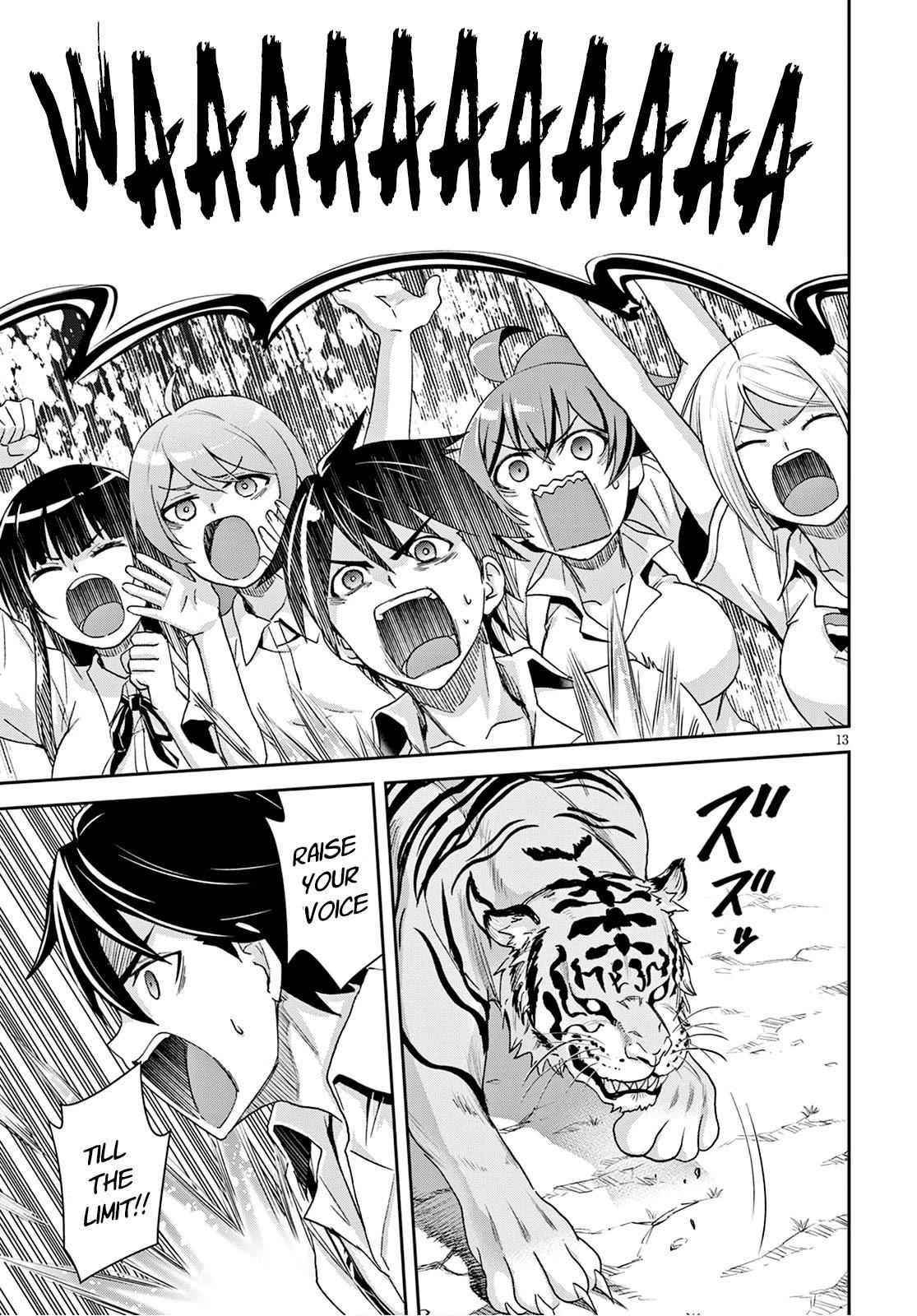 Isekai Yurutto Survival Seikatsu: Gakkou No Minna To Isekai No Mujintou Ni Tenishitakedo Ore Dake Rakushou Desu Chapter 2 - Page 13 in English