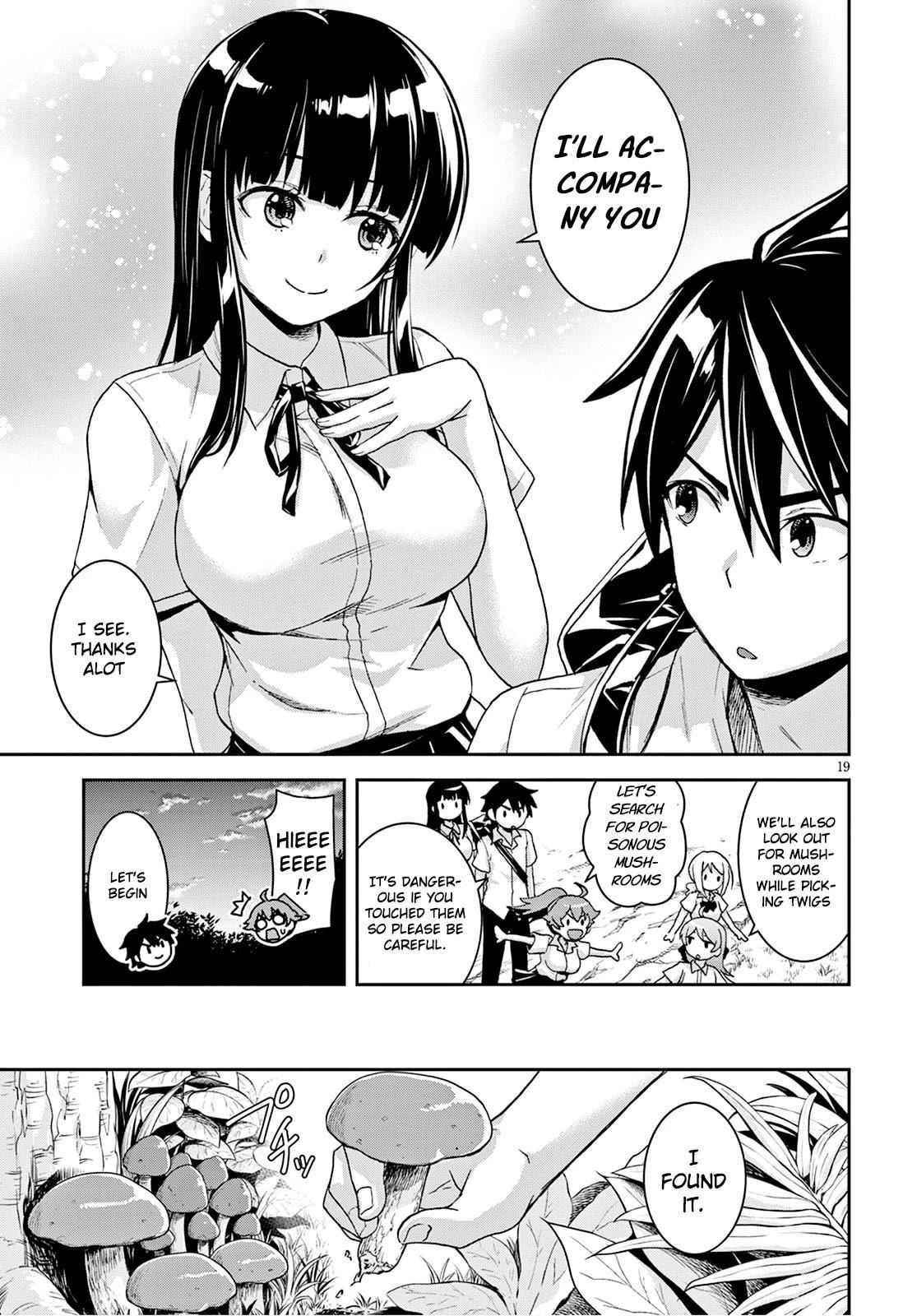 Isekai Yurutto Survival Seikatsu: Gakkou No Minna To Isekai No Mujintou Ni Tenishitakedo Ore Dake Rakushou Desu Chapter 2 - Page 19 in English