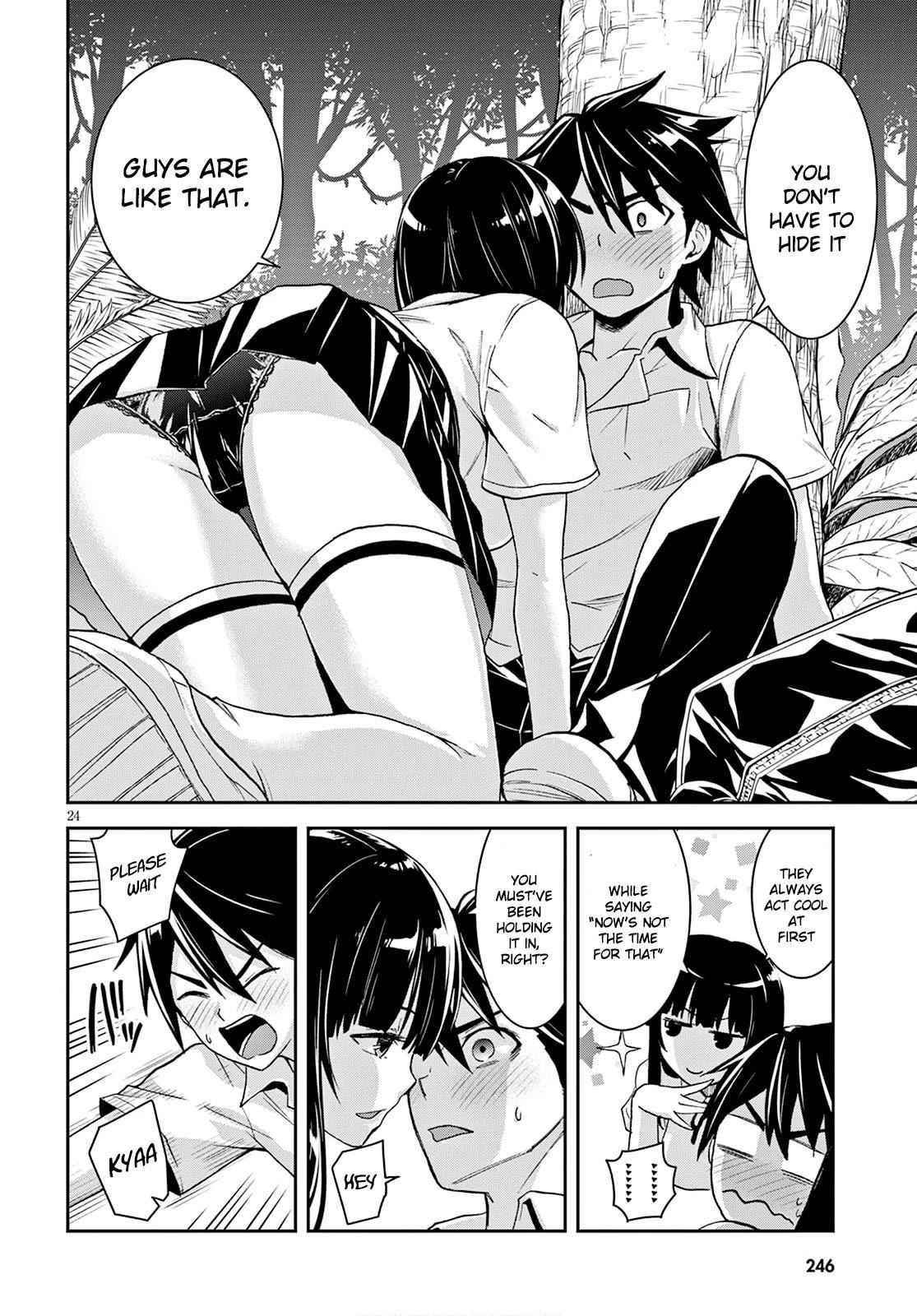 Isekai Yurutto Survival Seikatsu: Gakkou No Minna To Isekai No Mujintou Ni Tenishitakedo Ore Dake Rakushou Desu Chapter 2 - Page 24 in English