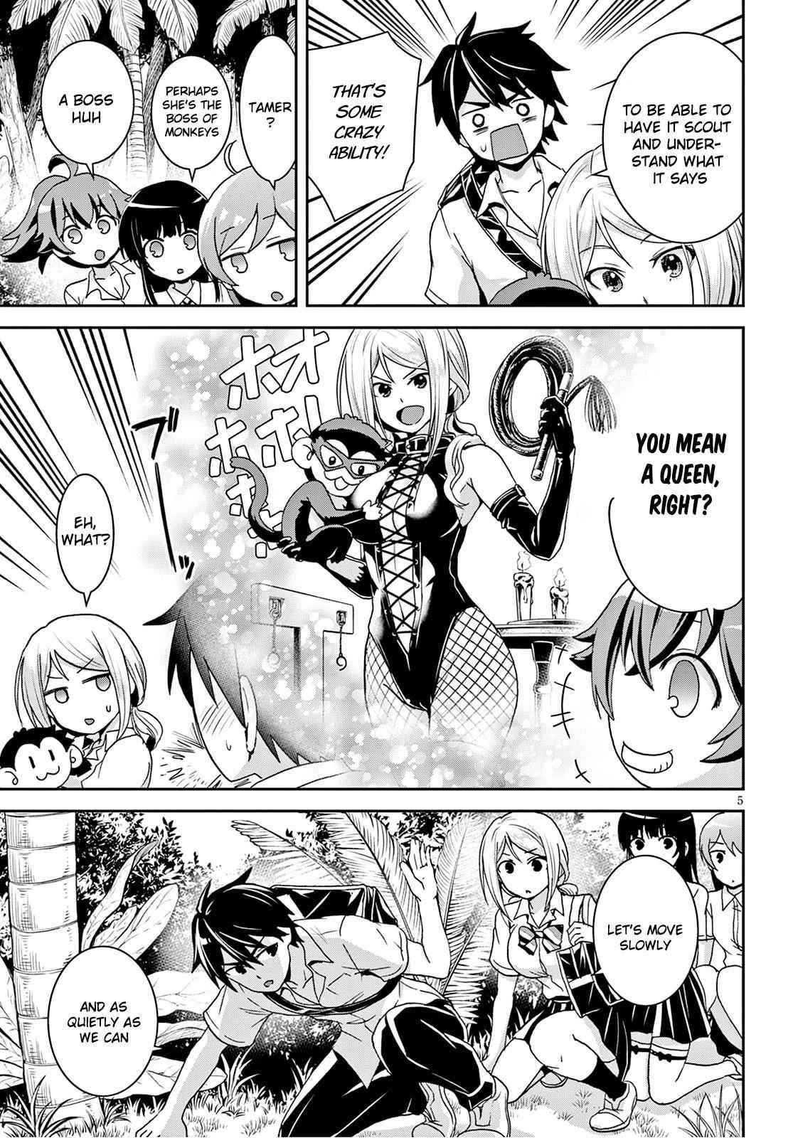 Isekai Yurutto Survival Seikatsu: Gakkou No Minna To Isekai No Mujintou Ni Tenishitakedo Ore Dake Rakushou Desu Chapter 2 - Page 5 in English