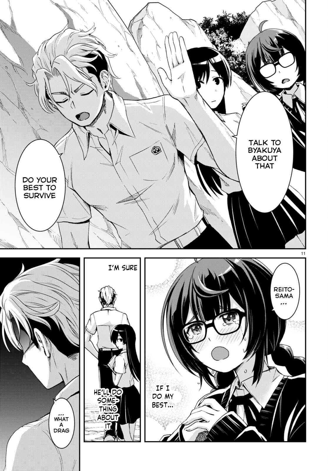 Isekai Yurutto Survival Seikatsu: Gakkou No Minna To Isekai No Mujintou Ni Tenishitakedo Ore Dake Rakushou Desu Chapter 20 - Page 11 in English