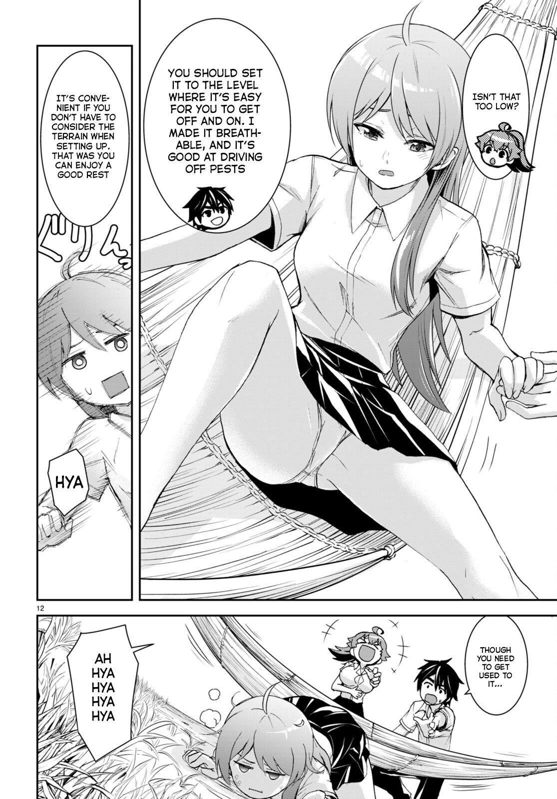 Isekai Yurutto Survival Seikatsu: Gakkou No Minna To Isekai No Mujintou Ni Tenishitakedo Ore Dake Rakushou Desu Chapter 23 - Page 12 in English