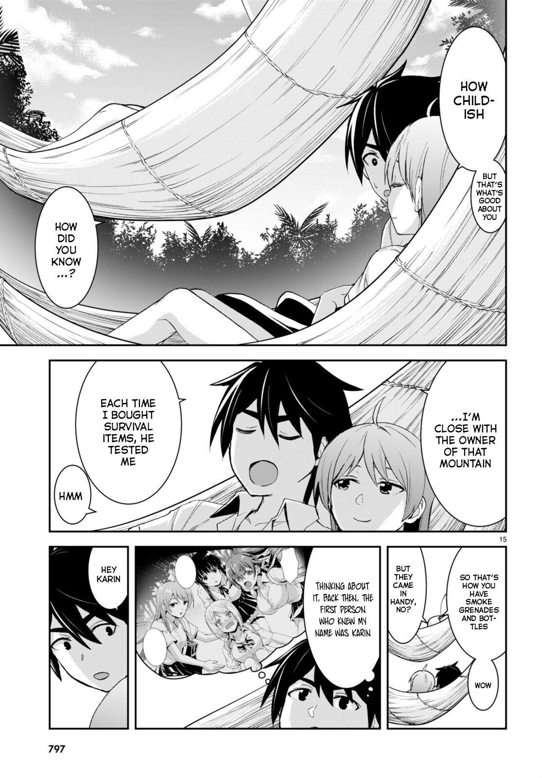 Isekai Yurutto Survival Seikatsu: Gakkou No Minna To Isekai No Mujintou Ni Tenishitakedo Ore Dake Rakushou Desu Chapter 23 - Page 15 in English