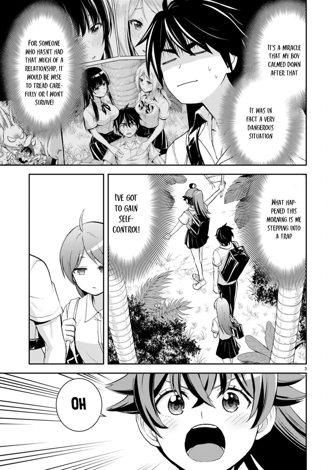 Isekai Yurutto Survival Seikatsu: Gakkou No Minna To Isekai No Mujintou Ni Tenishitakedo Ore Dake Rakushou Desu Chapter 23 - Page 3 in English