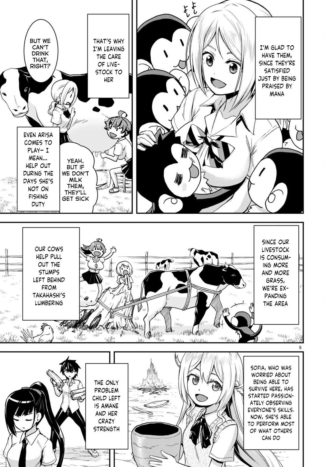 Isekai Yurutto Survival Seikatsu: Gakkou No Minna To Isekai No Mujintou Ni Tenishitakedo Ore Dake Rakushou Desu Chapter 24 - Page 6 in English