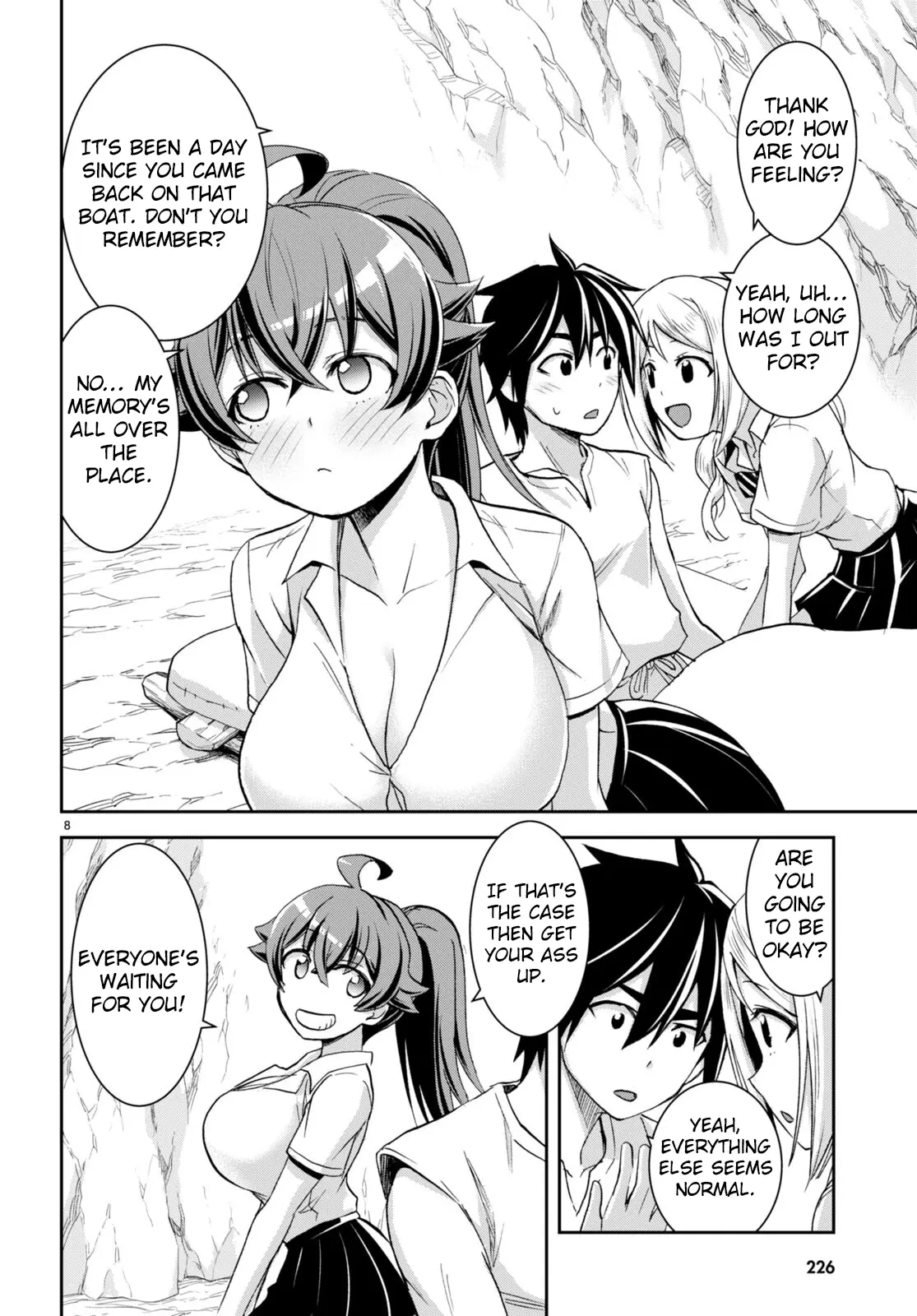 Isekai Yurutto Survival Seikatsu: Gakkou No Minna To Isekai No Mujintou Ni Tenishitakedo Ore Dake Rakushou Desu Chapter 25 - Page 10 in English