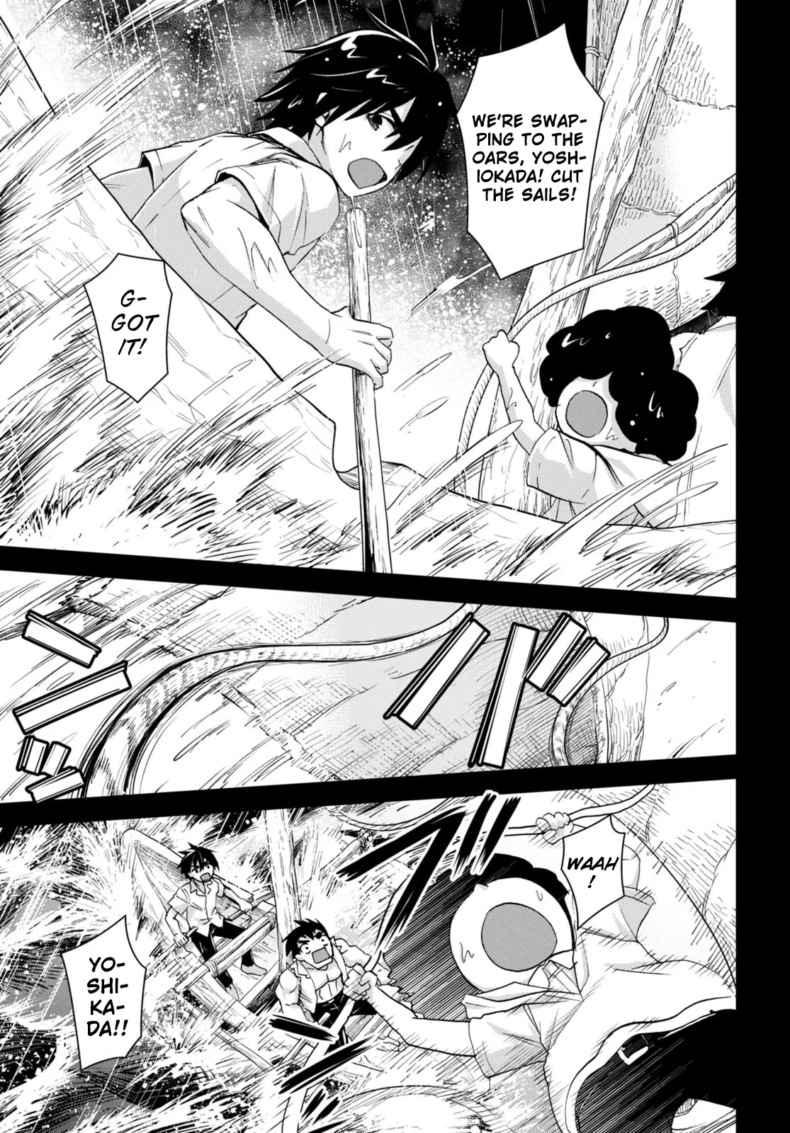 Isekai Yurutto Survival Seikatsu: Gakkou No Minna To Isekai No Mujintou Ni Tenishitakedo Ore Dake Rakushou Desu Chapter 25 - Page 13 in English