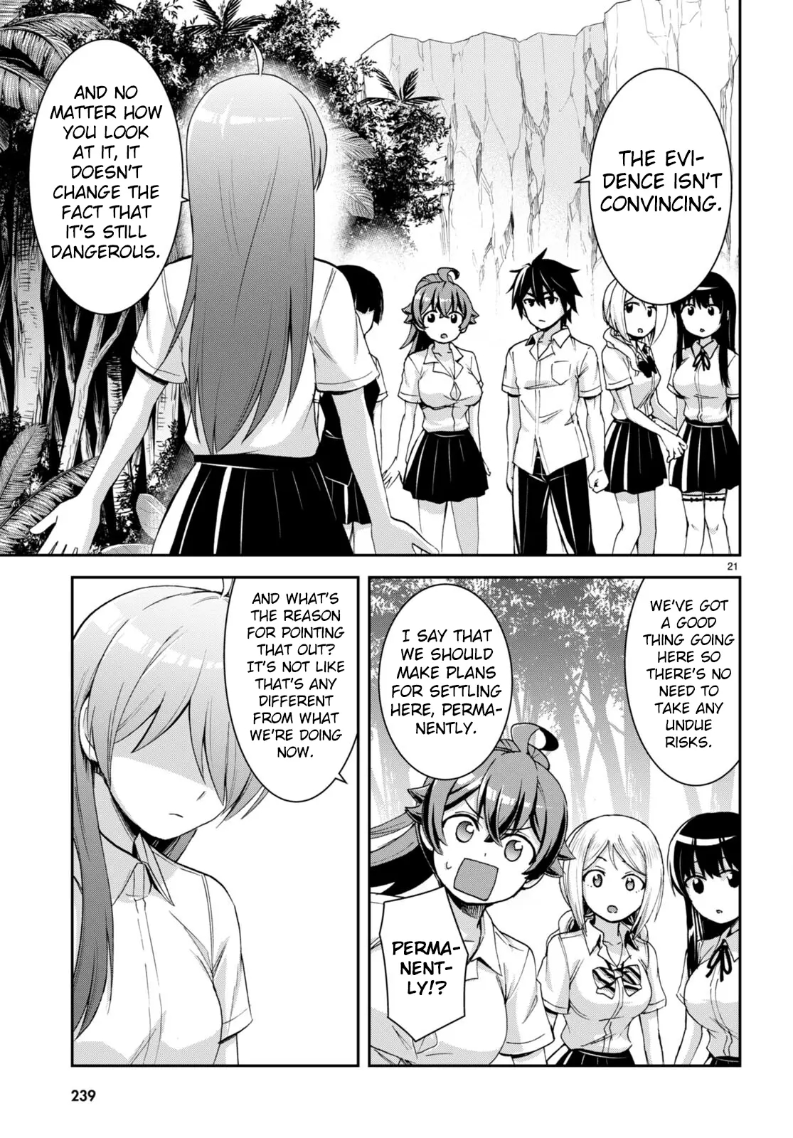 Isekai Yurutto Survival Seikatsu: Gakkou No Minna To Isekai No Mujintou Ni Tenishitakedo Ore Dake Rakushou Desu Chapter 25 - Page 23 in English