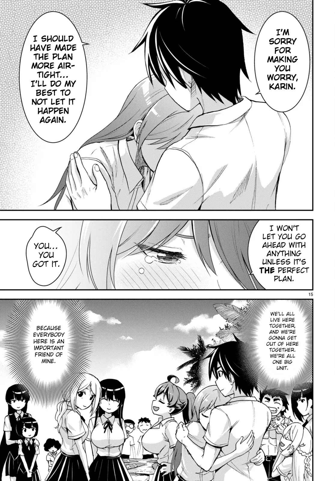 Isekai Yurutto Survival Seikatsu: Gakkou No Minna To Isekai No Mujintou Ni Tenishitakedo Ore Dake Rakushou Desu Chapter 26 - Page 15 in English