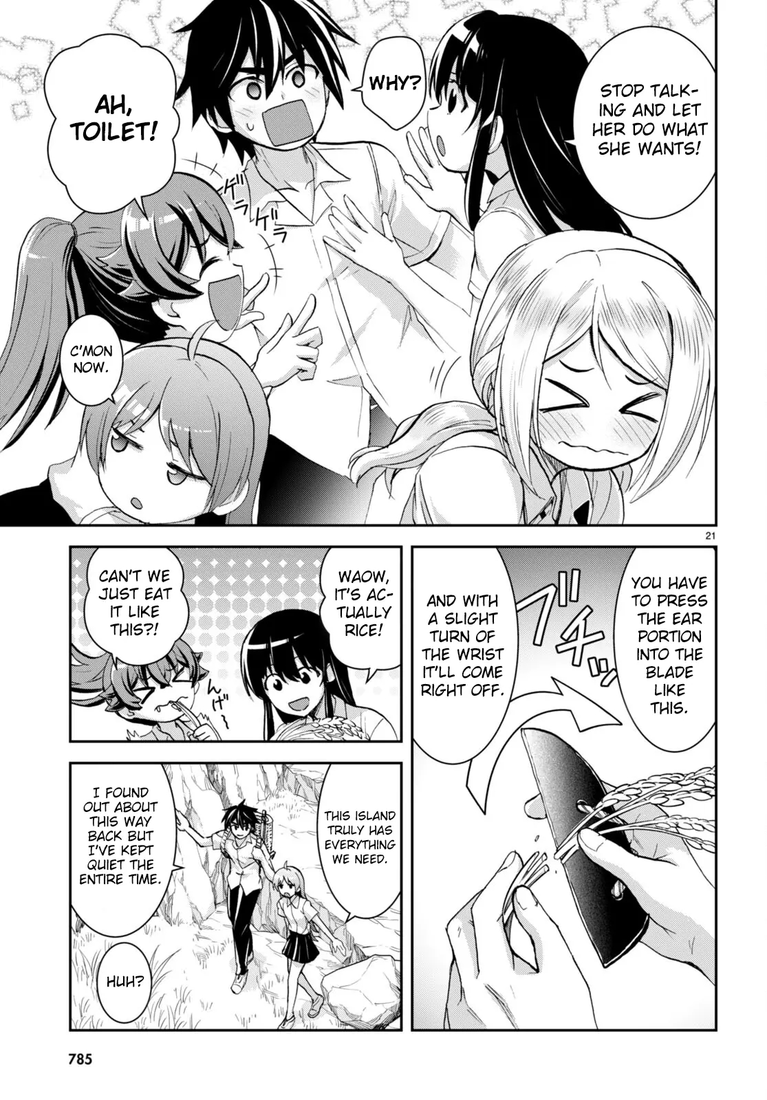 Isekai Yurutto Survival Seikatsu: Gakkou No Minna To Isekai No Mujintou Ni Tenishitakedo Ore Dake Rakushou Desu Chapter 26 - Page 21 in English