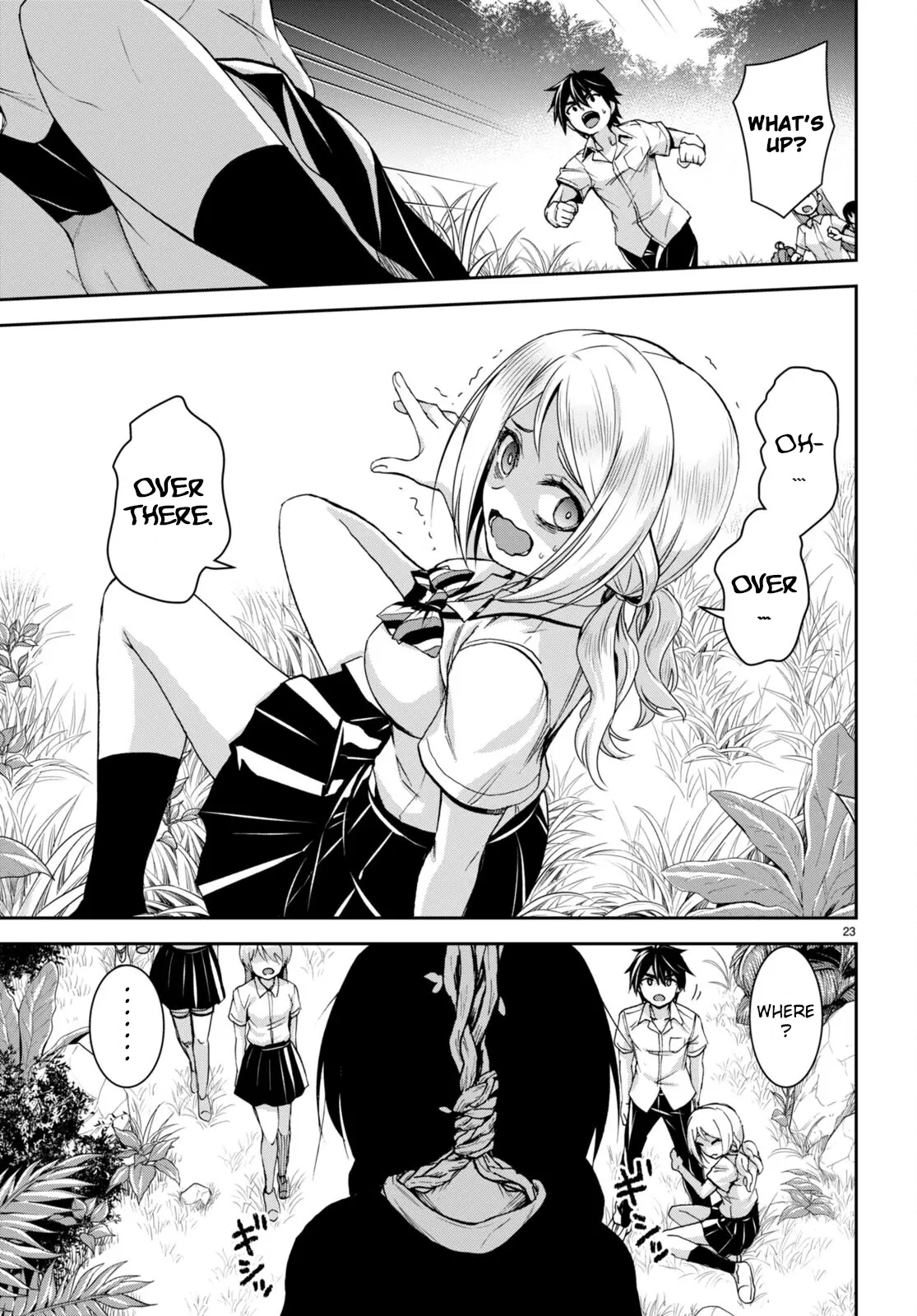 Isekai Yurutto Survival Seikatsu: Gakkou No Minna To Isekai No Mujintou Ni Tenishitakedo Ore Dake Rakushou Desu Chapter 26 - Page 23 in English