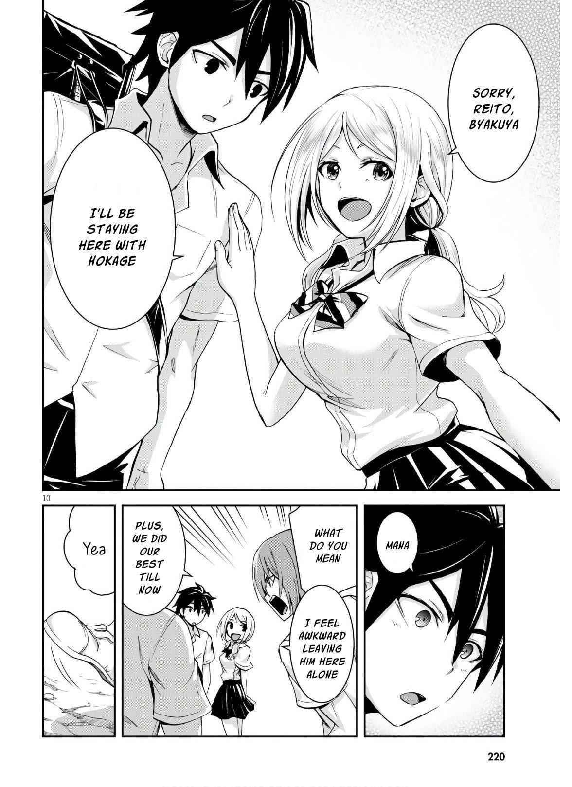 Isekai Yurutto Survival Seikatsu: Gakkou No Minna To Isekai No Mujintou Ni Tenishitakedo Ore Dake Rakushou Desu Chapter 3 - Page 10 in English