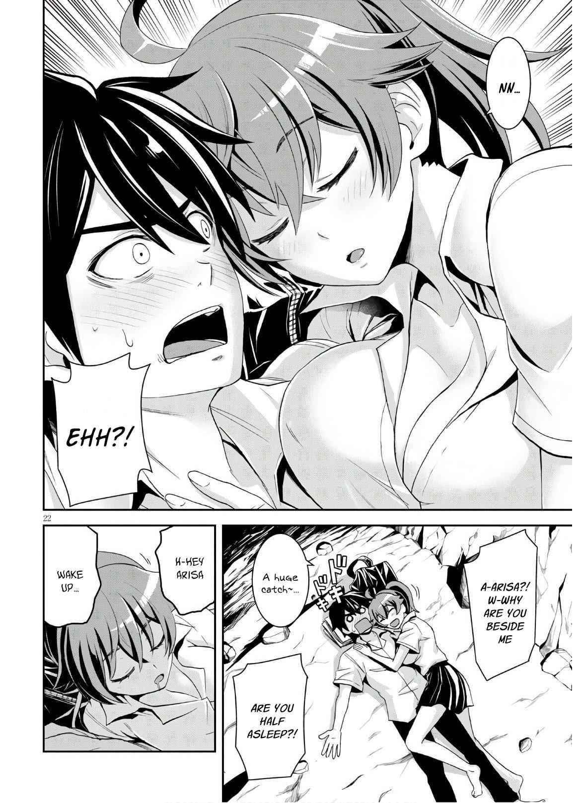 Isekai Yurutto Survival Seikatsu: Gakkou No Minna To Isekai No Mujintou Ni Tenishitakedo Ore Dake Rakushou Desu Chapter 3 - Page 22 in English