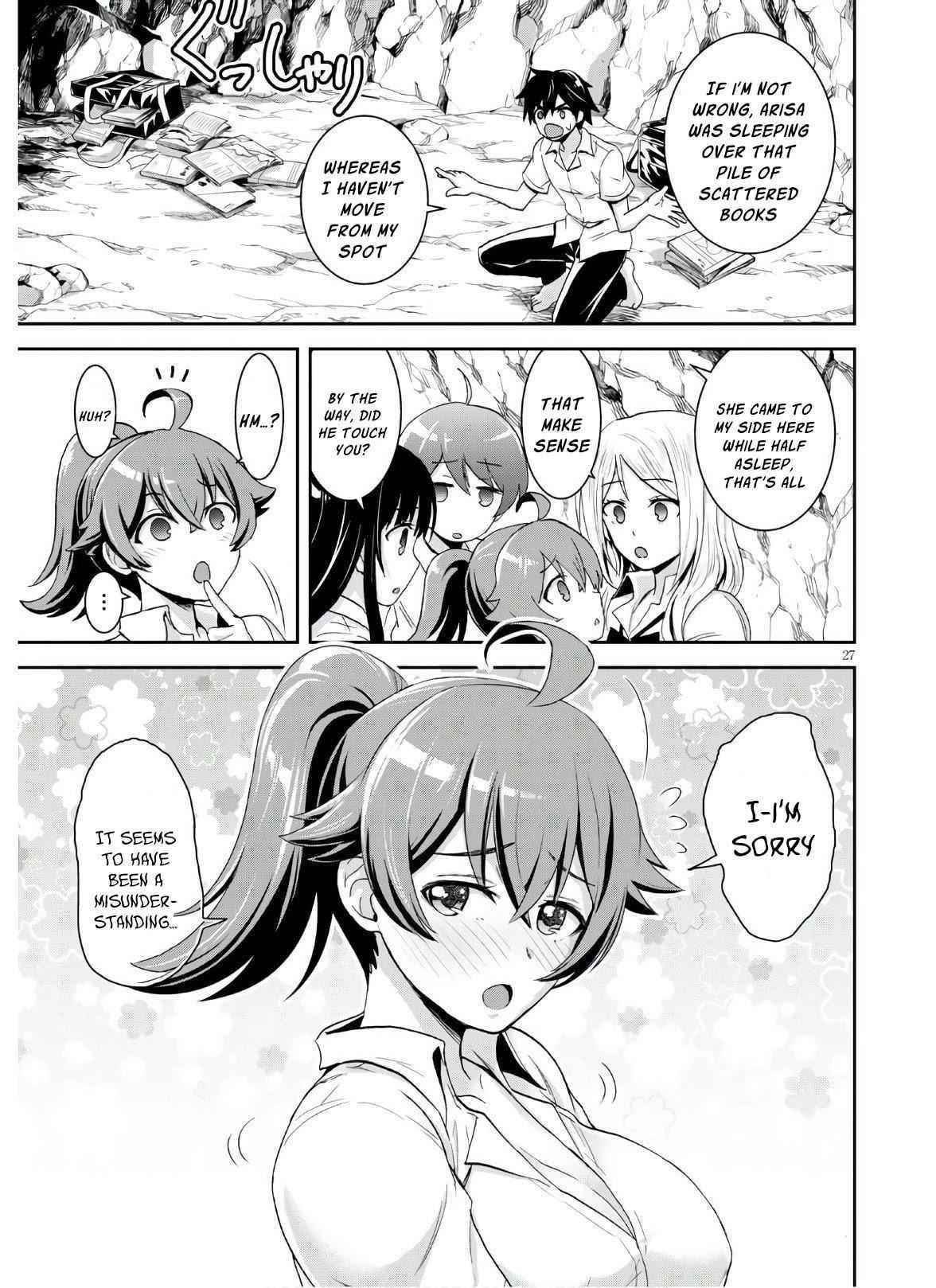 Isekai Yurutto Survival Seikatsu: Gakkou No Minna To Isekai No Mujintou Ni Tenishitakedo Ore Dake Rakushou Desu Chapter 3 - Page 27 in English