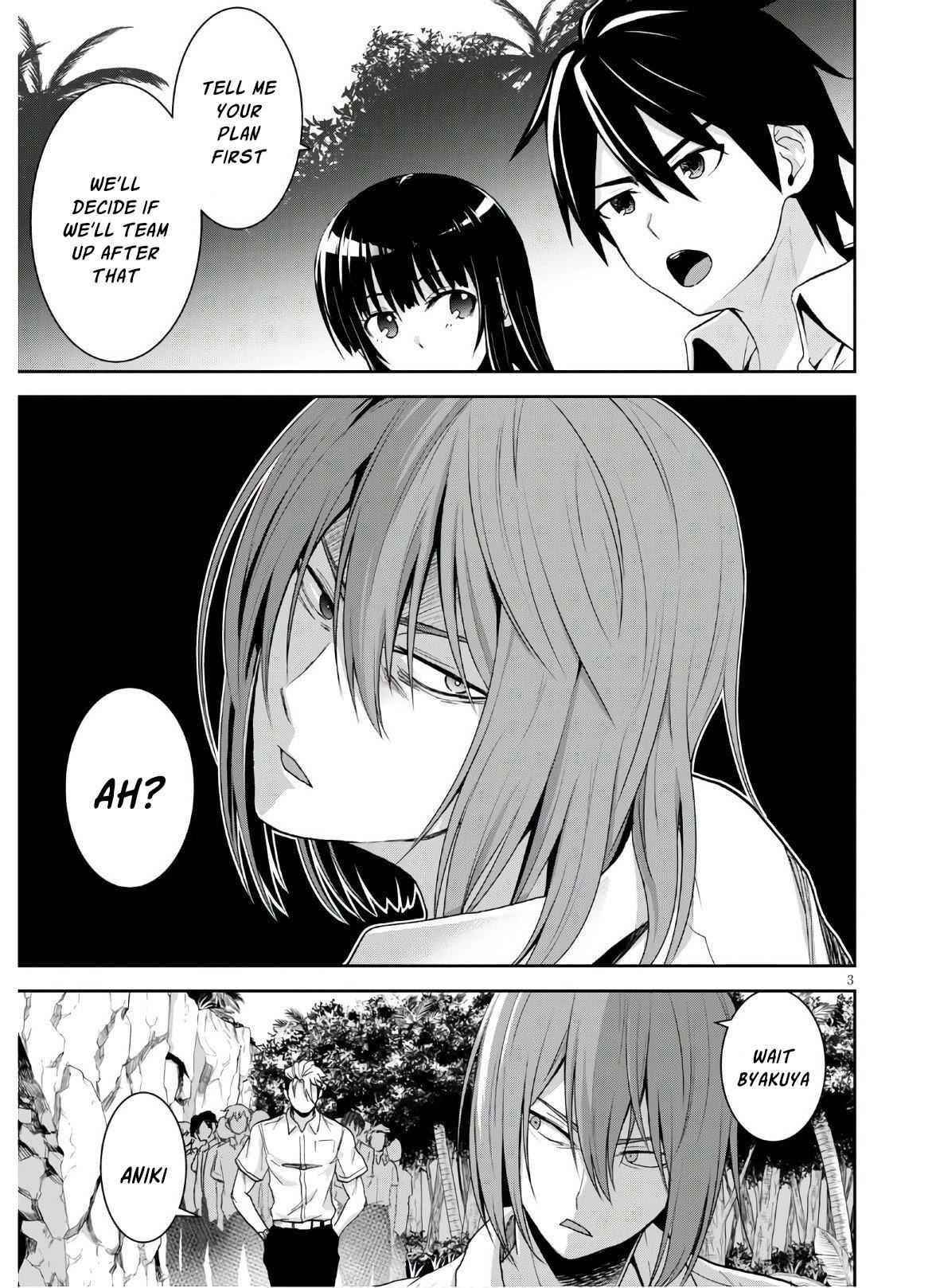 Isekai Yurutto Survival Seikatsu: Gakkou No Minna To Isekai No Mujintou Ni Tenishitakedo Ore Dake Rakushou Desu Chapter 3 - Page 3 in English