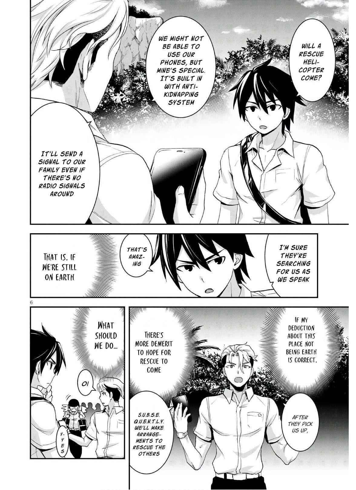 Isekai Yurutto Survival Seikatsu: Gakkou No Minna To Isekai No Mujintou Ni Tenishitakedo Ore Dake Rakushou Desu Chapter 3 - Page 6 in English