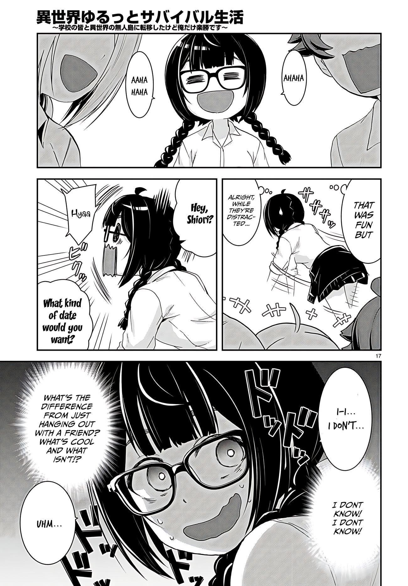 Isekai Yurutto Survival Seikatsu: Gakkou No Minna To Isekai No Mujintou Ni Tenishitakedo Ore Dake Rakushou Desu Chapter 30.5 - Page 18 in English