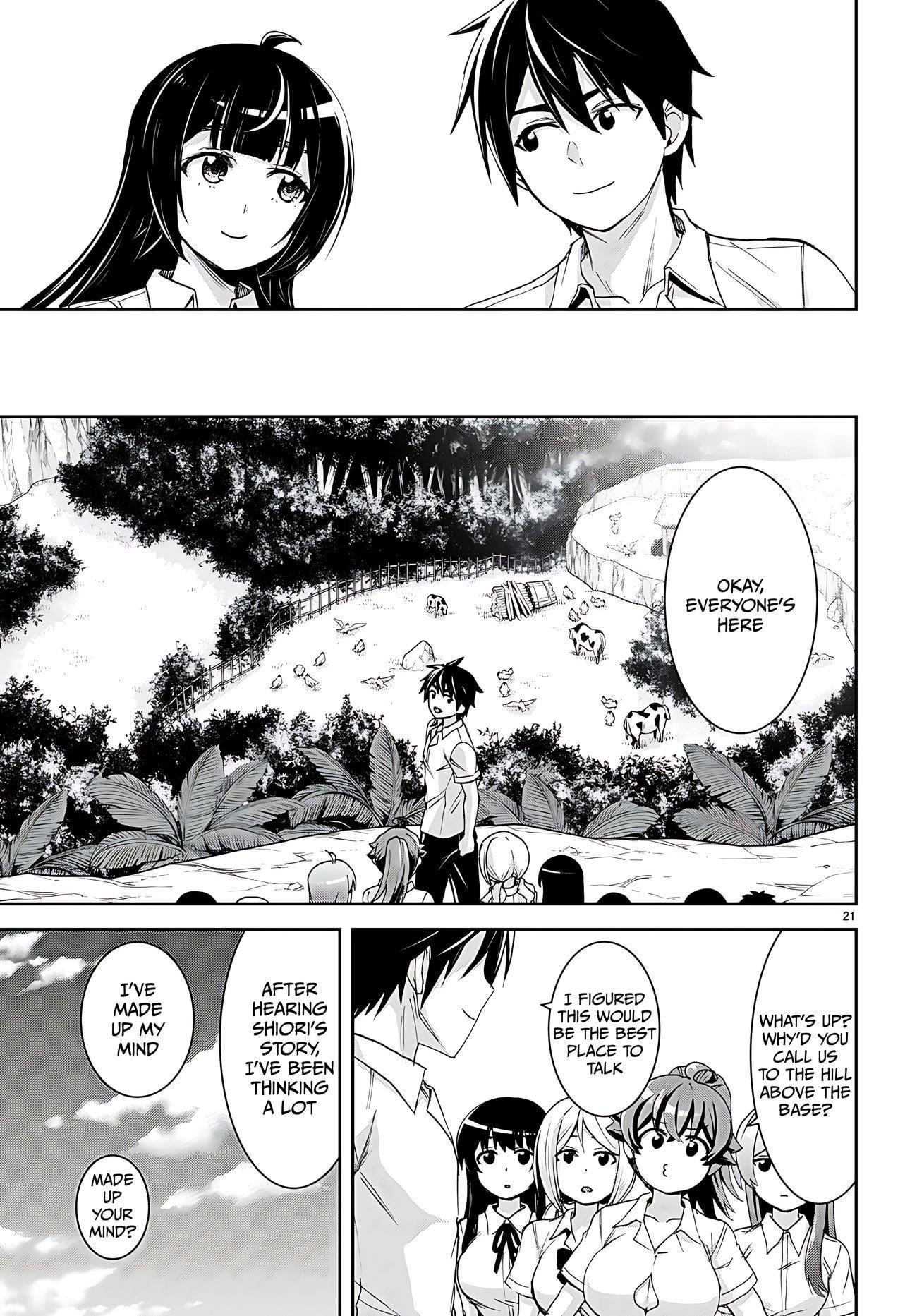Isekai Yurutto Survival Seikatsu: Gakkou No Minna To Isekai No Mujintou Ni Tenishitakedo Ore Dake Rakushou Desu Chapter 30 - Page 22 in English