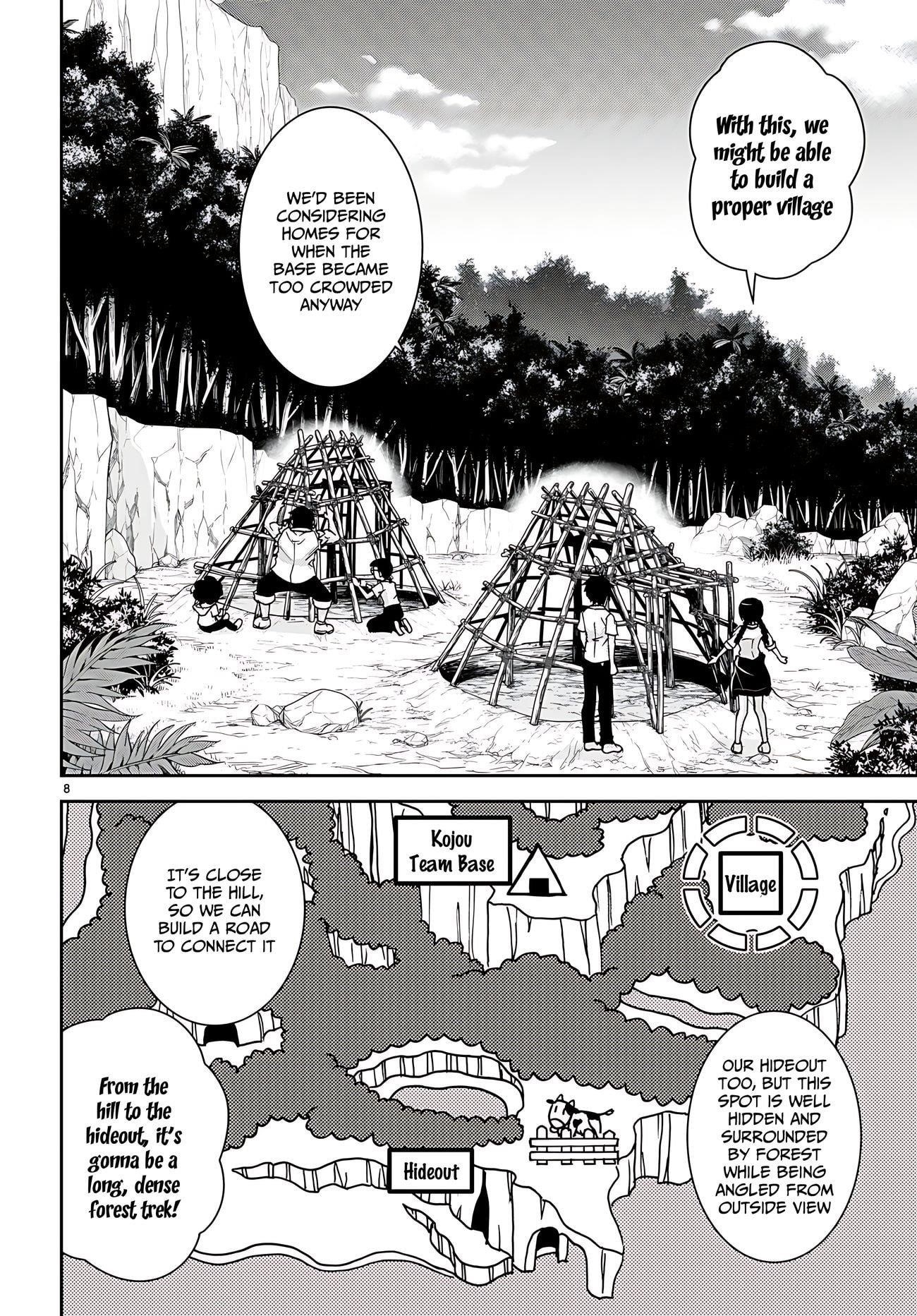 Isekai Yurutto Survival Seikatsu: Gakkou No Minna To Isekai No Mujintou Ni Tenishitakedo Ore Dake Rakushou Desu Chapter 32 - Page 9 in English