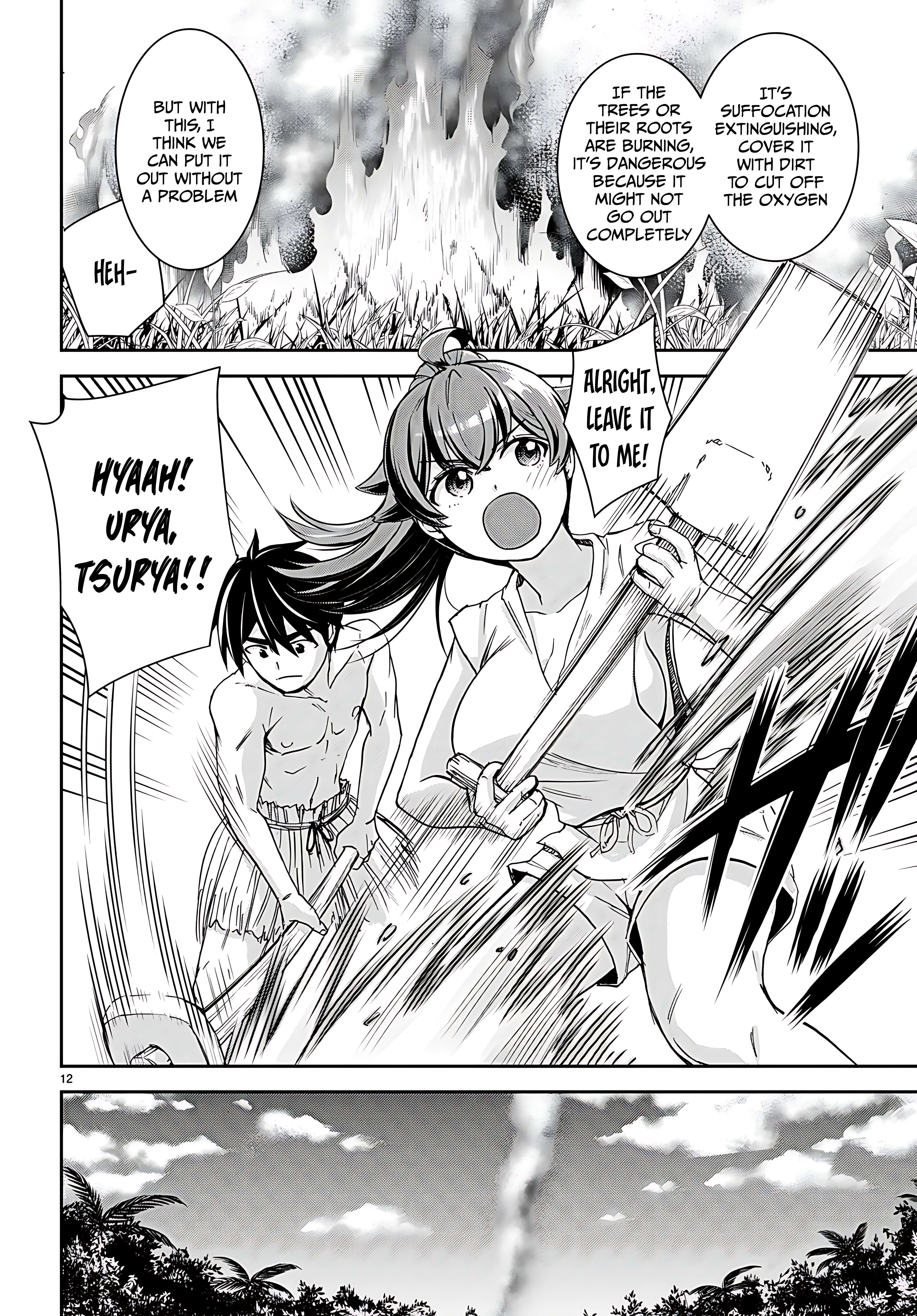 Isekai Yurutto Survival Seikatsu: Gakkou No Minna To Isekai No Mujintou Ni Tenishitakedo Ore Dake Rakushou Desu Chapter 35 - Page 13 in English