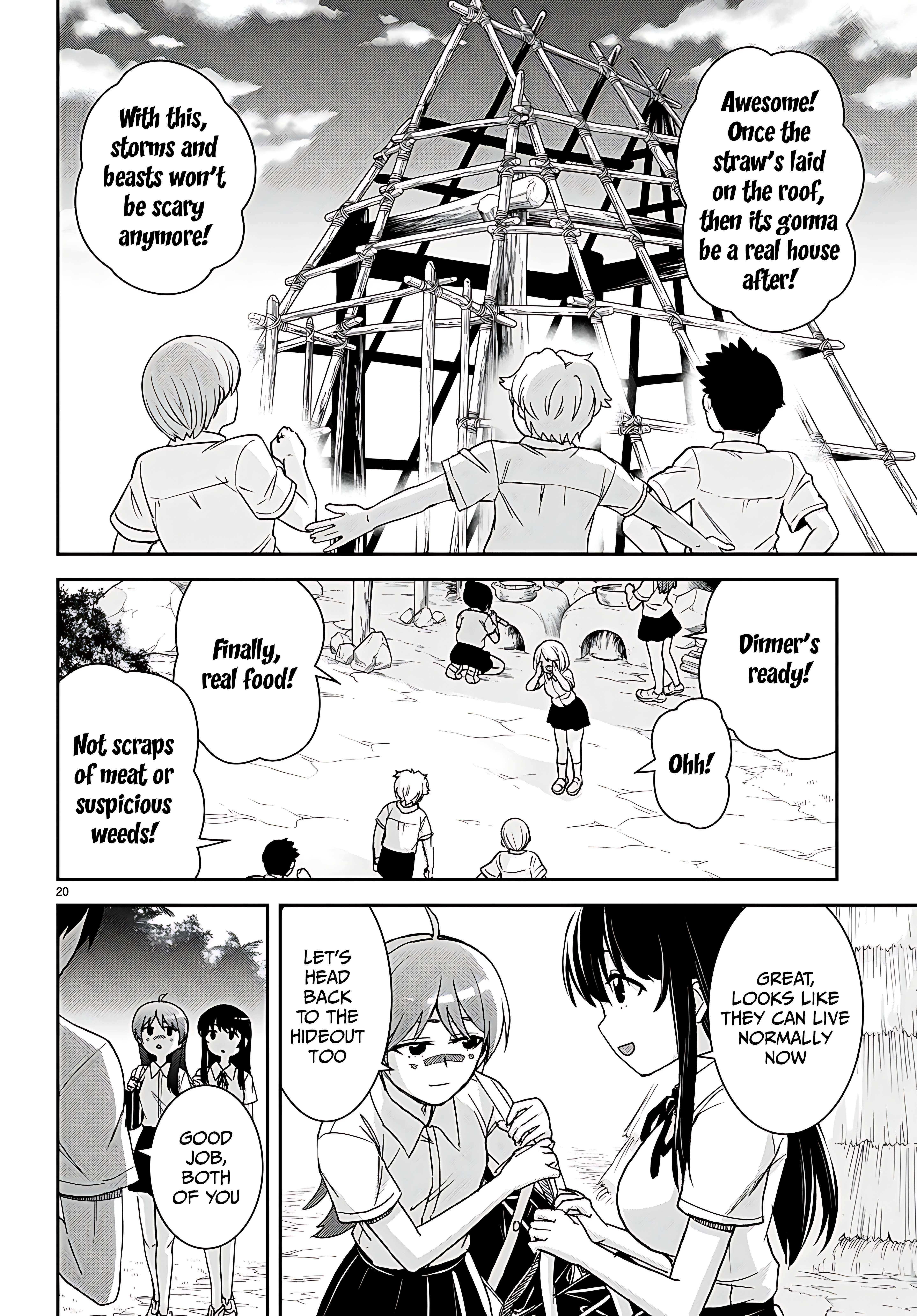 Isekai Yurutto Survival Seikatsu: Gakkou No Minna To Isekai No Mujintou Ni Tenishitakedo Ore Dake Rakushou Desu Chapter 37 - Page 21 in English