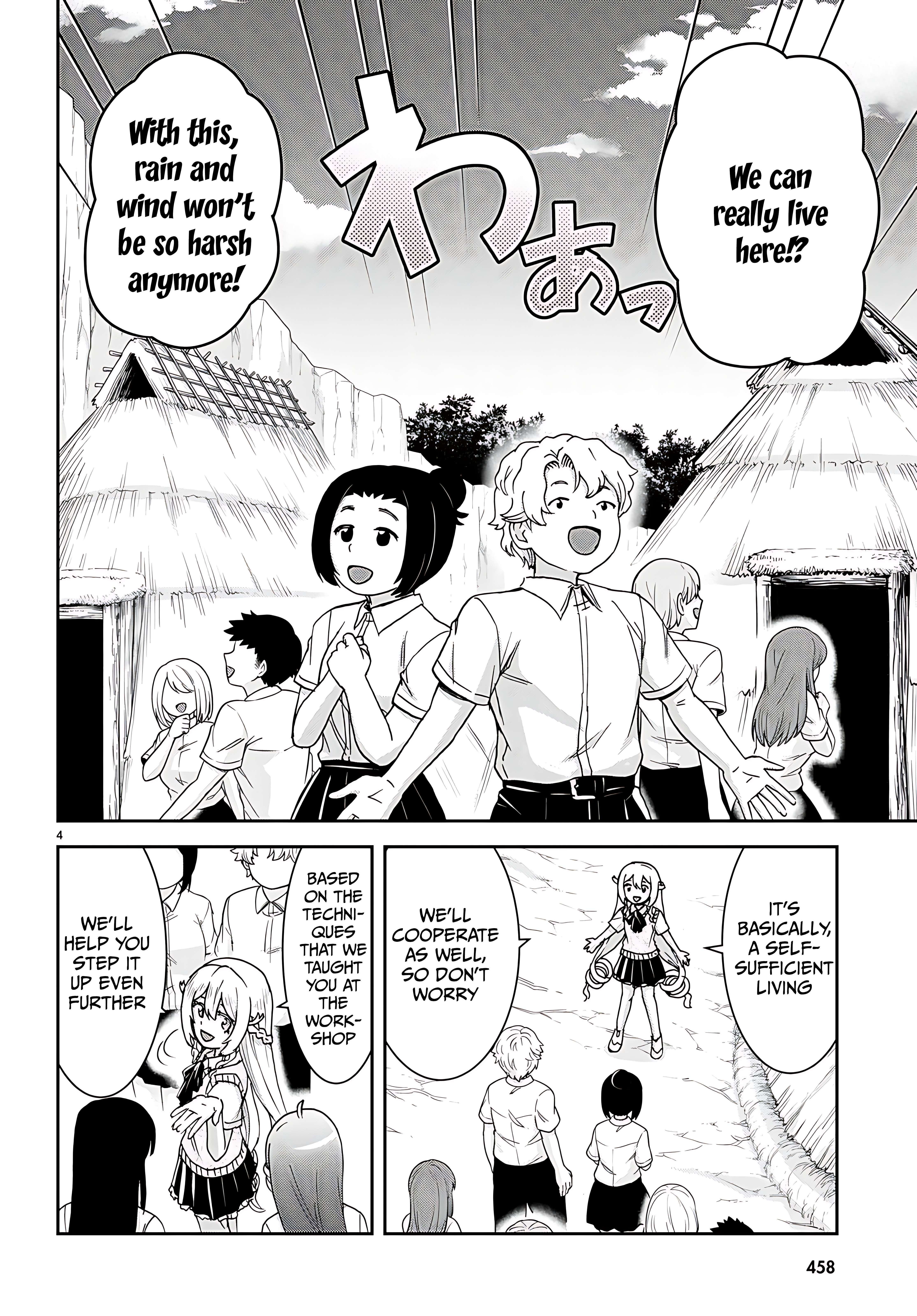 Isekai Yurutto Survival Seikatsu: Gakkou No Minna To Isekai No Mujintou Ni Tenishitakedo Ore Dake Rakushou Desu Chapter 37 - Page 5 in English