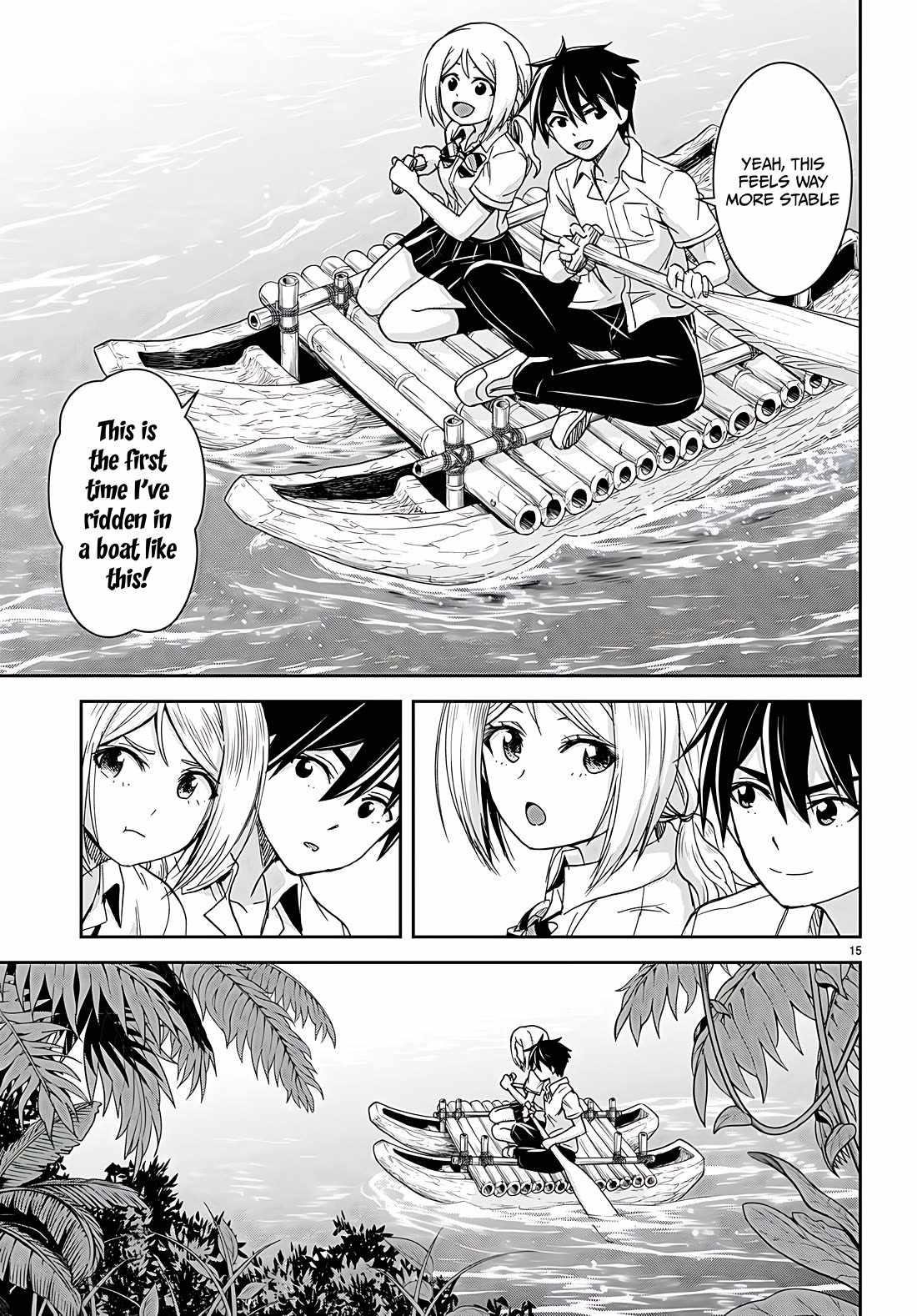 Isekai Yurutto Survival Seikatsu: Gakkou No Minna To Isekai No Mujintou Ni Tenishitakedo Ore Dake Rakushou Desu Chapter 38 - Page 15 in English