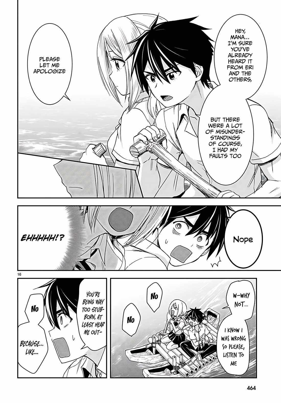 Isekai Yurutto Survival Seikatsu: Gakkou No Minna To Isekai No Mujintou Ni Tenishitakedo Ore Dake Rakushou Desu Chapter 38 - Page 16 in English