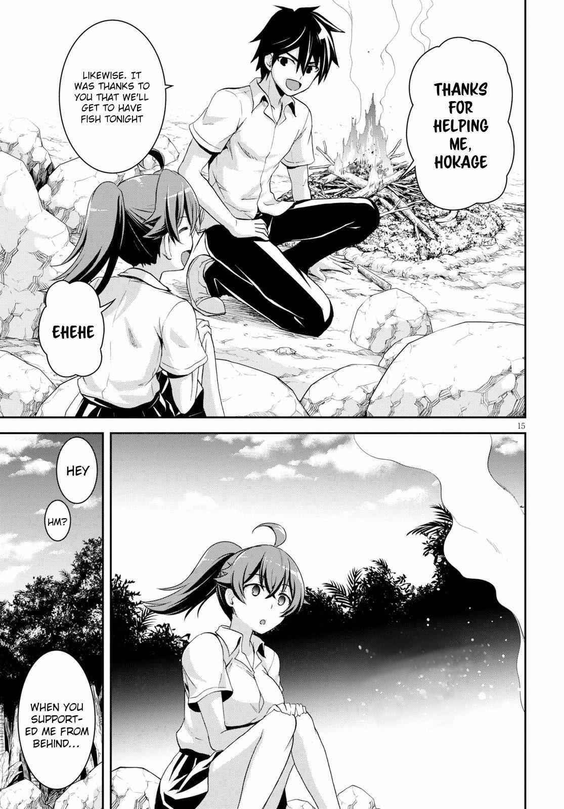 Isekai Yurutto Survival Seikatsu: Gakkou No Minna To Isekai No Mujintou Ni Tenishitakedo Ore Dake Rakushou Desu Chapter 4 - Page 15 in English