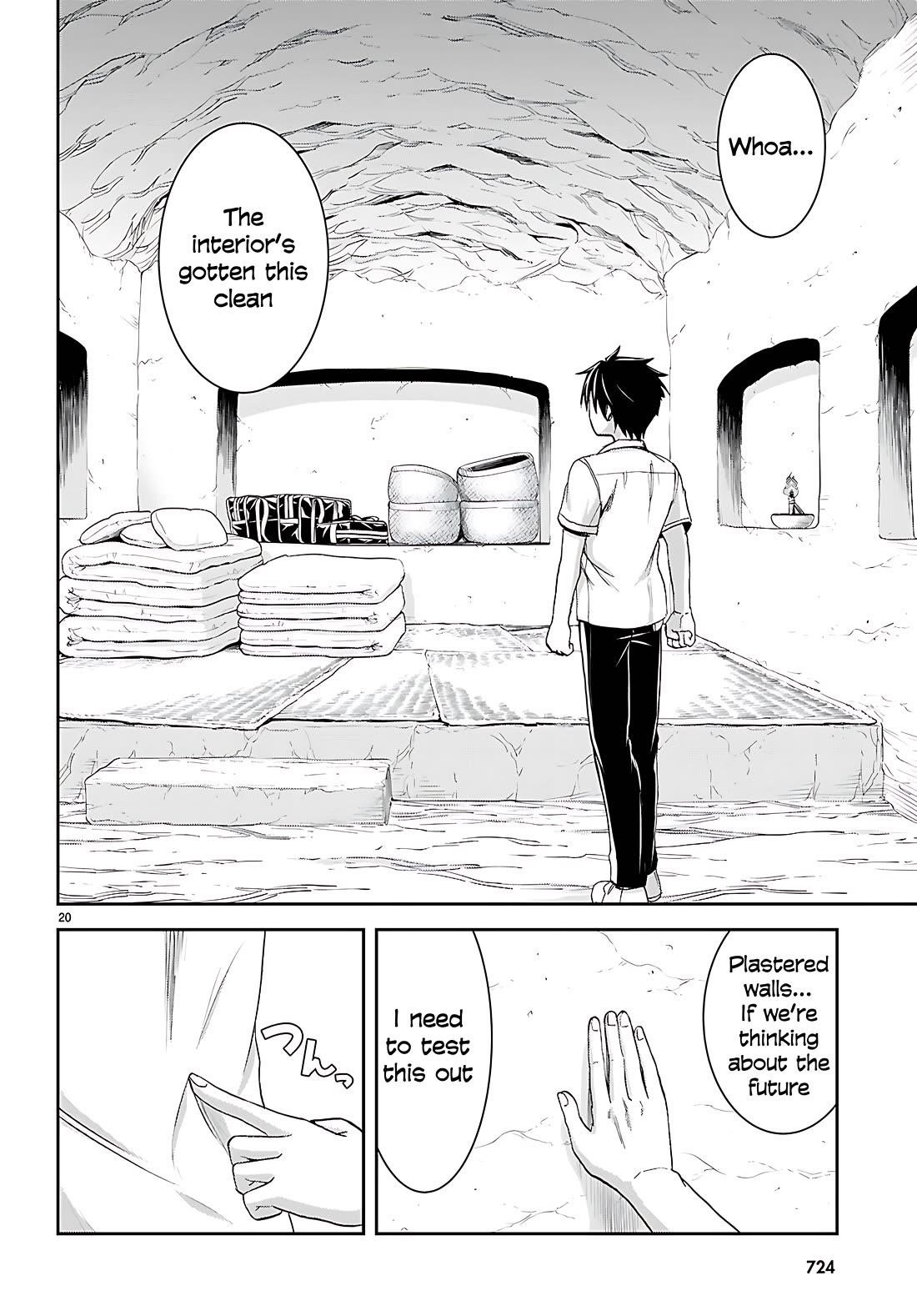 Isekai Yurutto Survival Seikatsu: Gakkou No Minna To Isekai No Mujintou Ni Tenishitakedo Ore Dake Rakushou Desu Chapter 40 - Page 20 in English