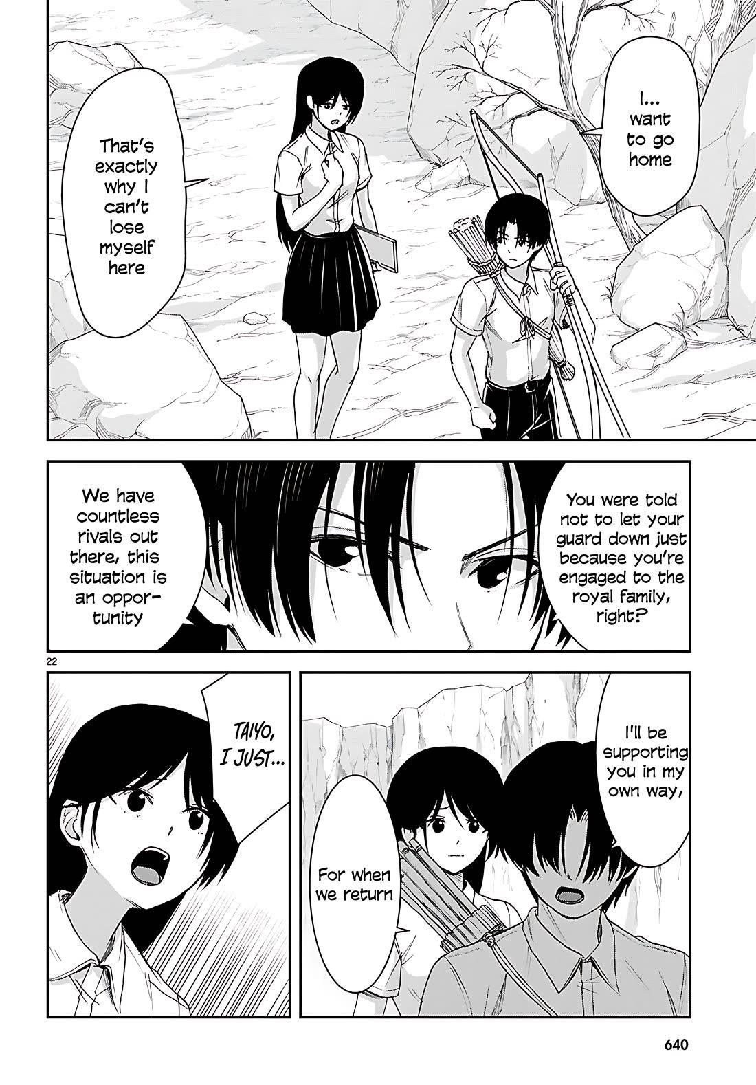 Isekai Yurutto Survival Seikatsu: Gakkou No Minna To Isekai No Mujintou Ni Tenishitakedo Ore Dake Rakushou Desu Chapter 41 - Page 24 in English