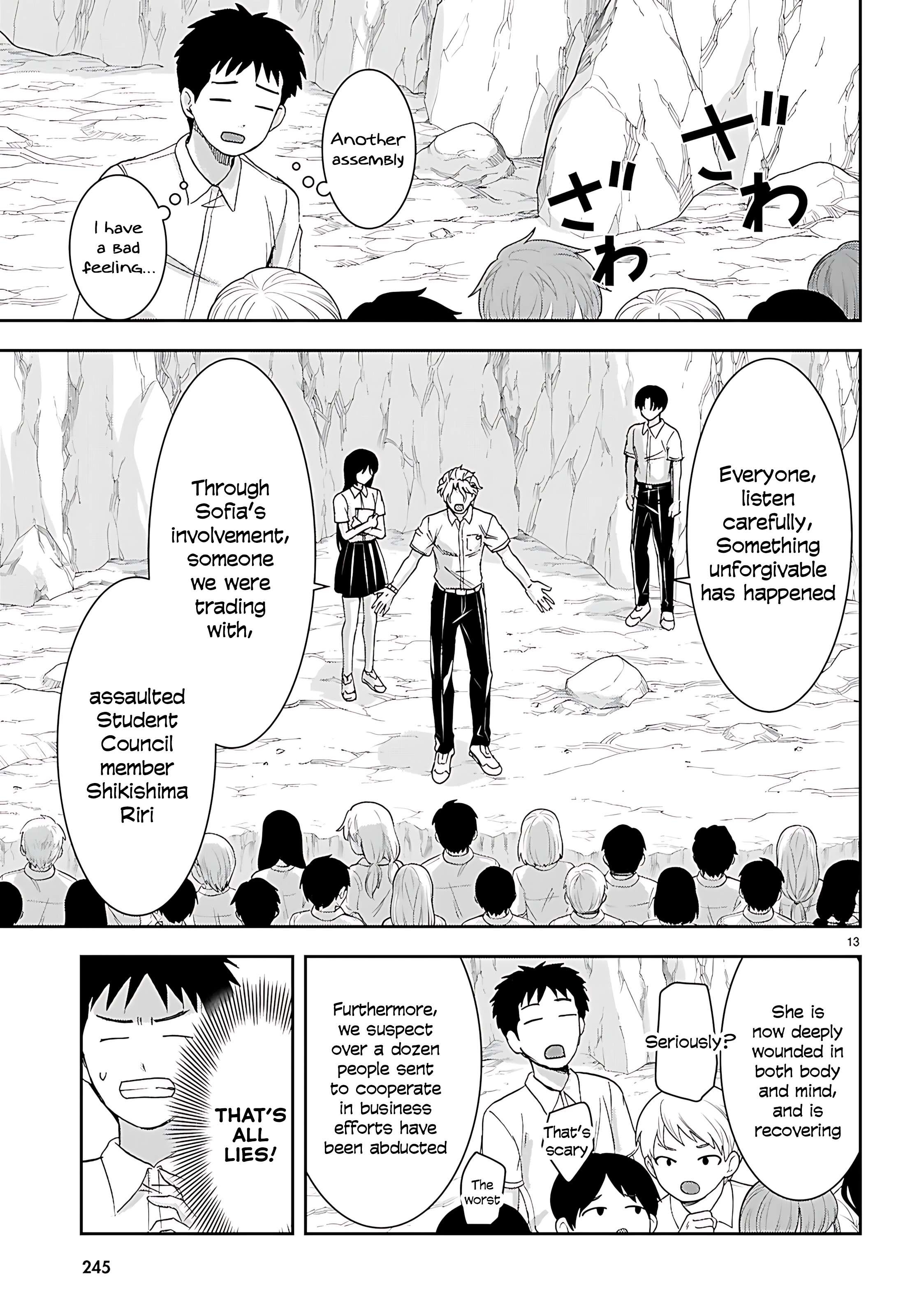 Isekai Yurutto Survival Seikatsu: Gakkou No Minna To Isekai No Mujintou Ni Tenishitakedo Ore Dake Rakushou Desu Chapter 45 - Page 15 in English