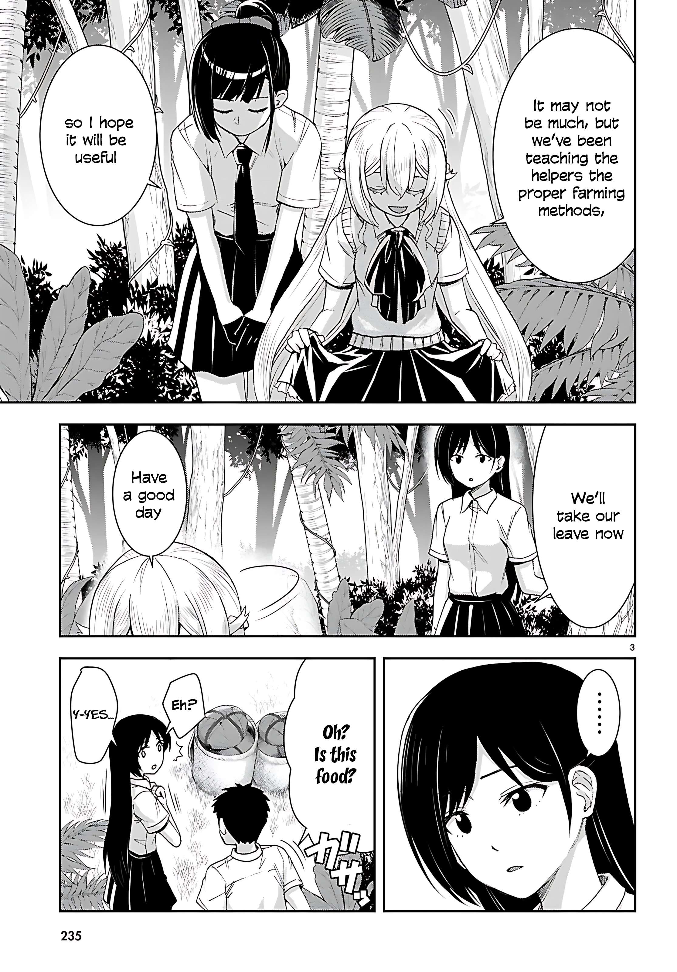 Isekai Yurutto Survival Seikatsu: Gakkou No Minna To Isekai No Mujintou Ni Tenishitakedo Ore Dake Rakushou Desu Chapter 45 - Page 5 in English
