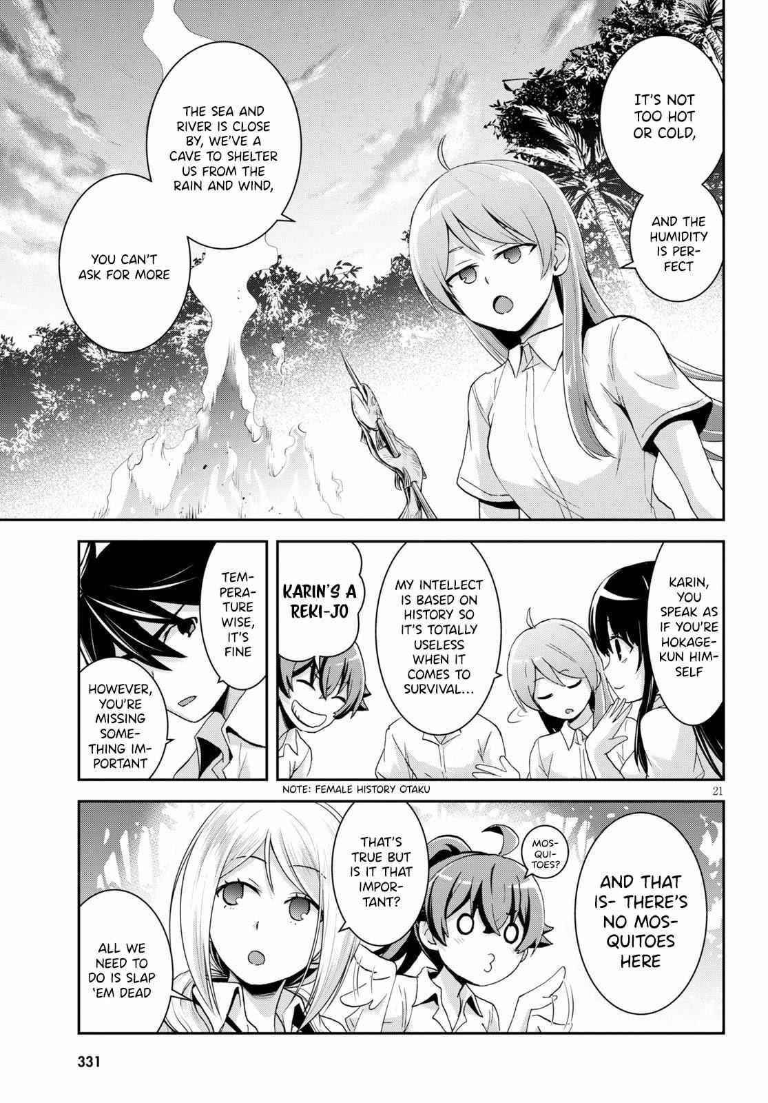 Isekai Yurutto Survival Seikatsu: Gakkou No Minna To Isekai No Mujintou Ni Tenishitakedo Ore Dake Rakushou Desu Chapter 5 - Page 21 in English