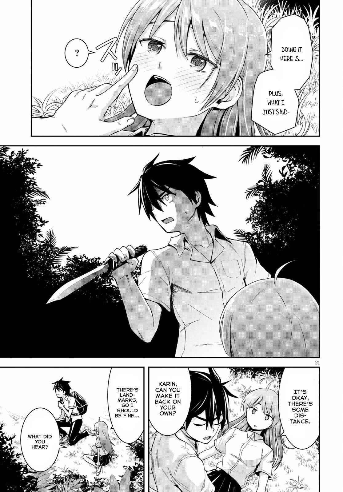 Isekai Yurutto Survival Seikatsu: Gakkou No Minna To Isekai No Mujintou Ni Tenishitakedo Ore Dake Rakushou Desu Chapter 9 - Page 21 in English