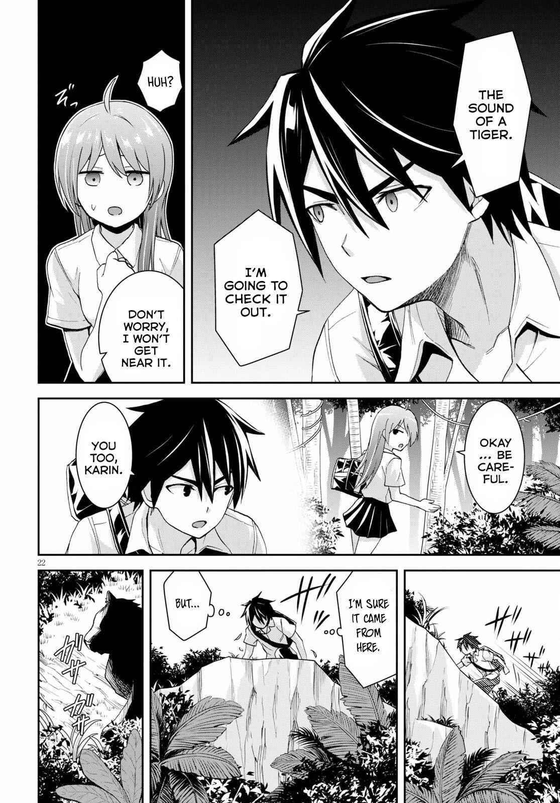 Isekai Yurutto Survival Seikatsu: Gakkou No Minna To Isekai No Mujintou Ni Tenishitakedo Ore Dake Rakushou Desu Chapter 9 - Page 22 in English