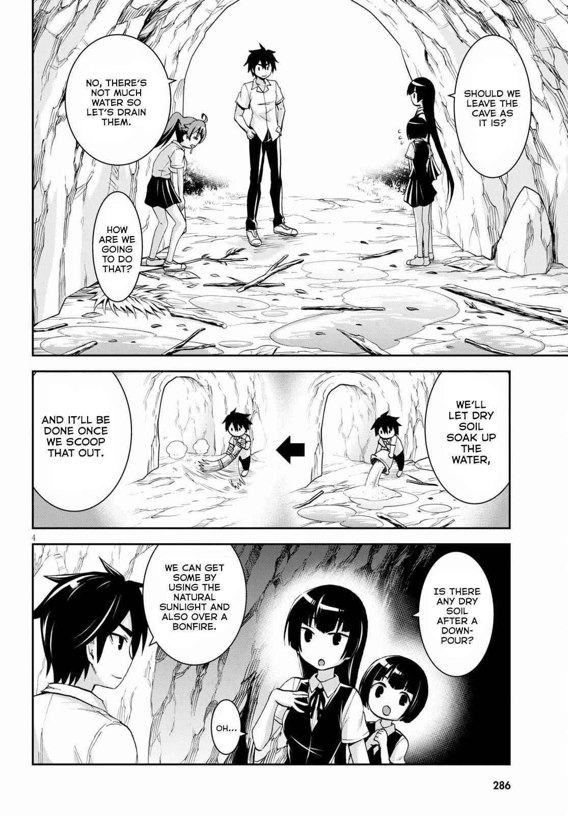 Isekai Yurutto Survival Seikatsu: Gakkou No Minna To Isekai No Mujintou Ni Tenishitakedo Ore Dake Rakushou Desu Chapter 9 - Page 4 in English