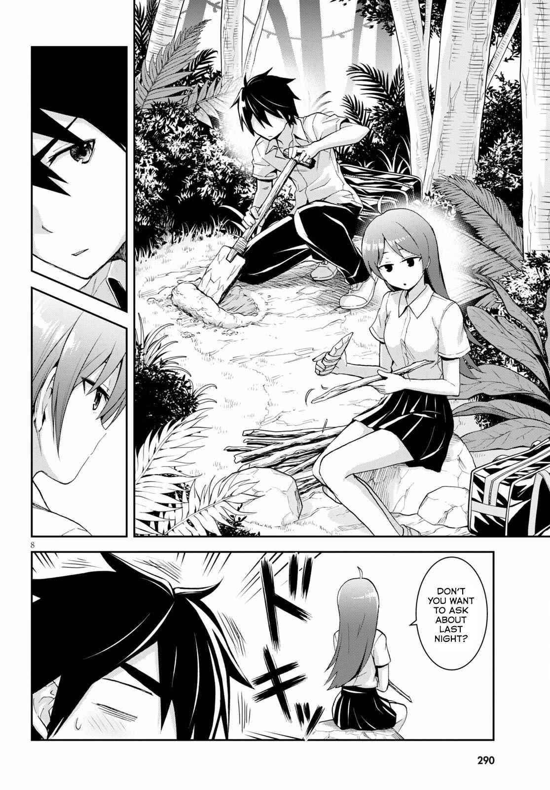 Isekai Yurutto Survival Seikatsu: Gakkou No Minna To Isekai No Mujintou Ni Tenishitakedo Ore Dake Rakushou Desu Chapter 9 - Page 8 in English