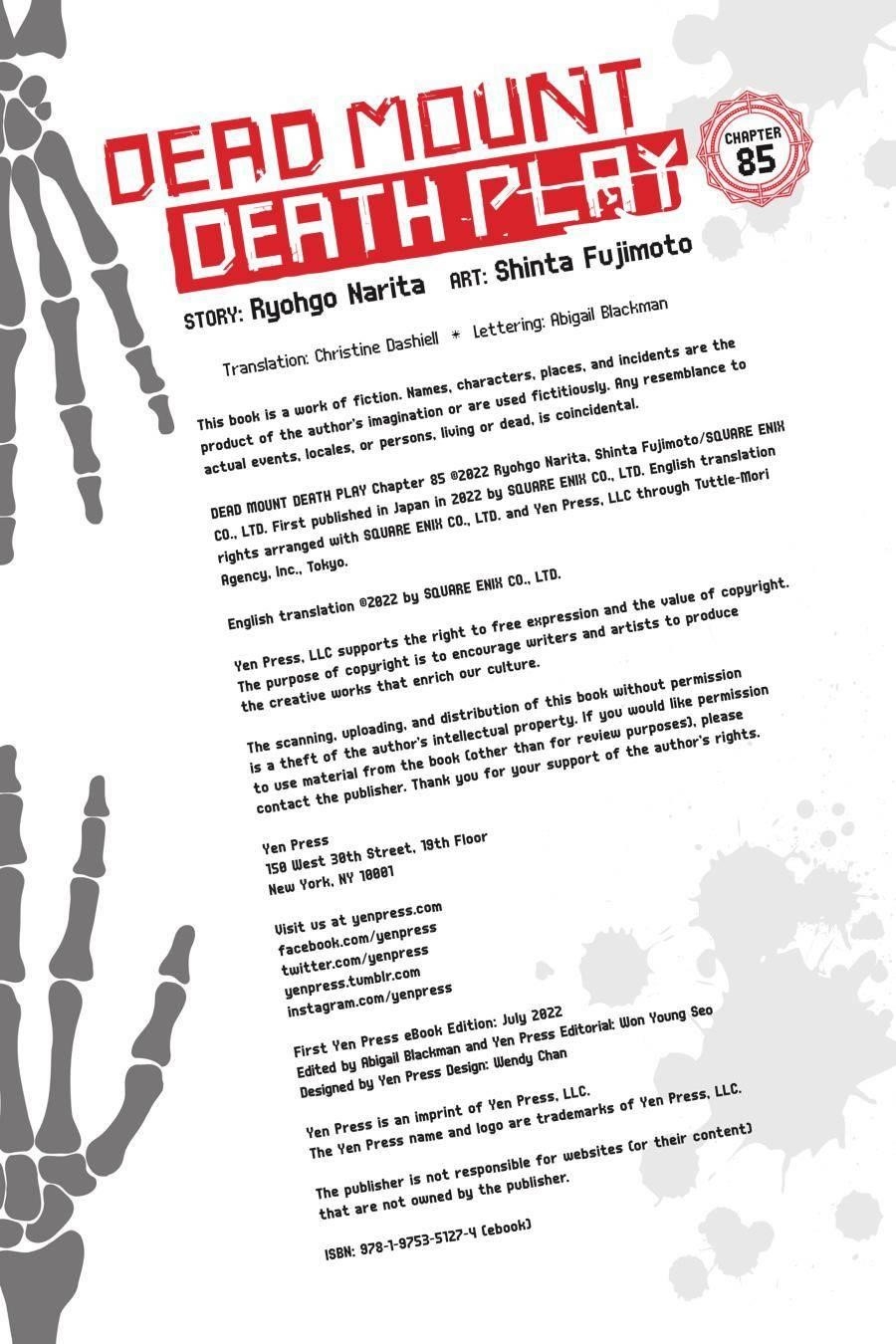 Dead Mount Death Play Chapter 85 - Page 26 in English
