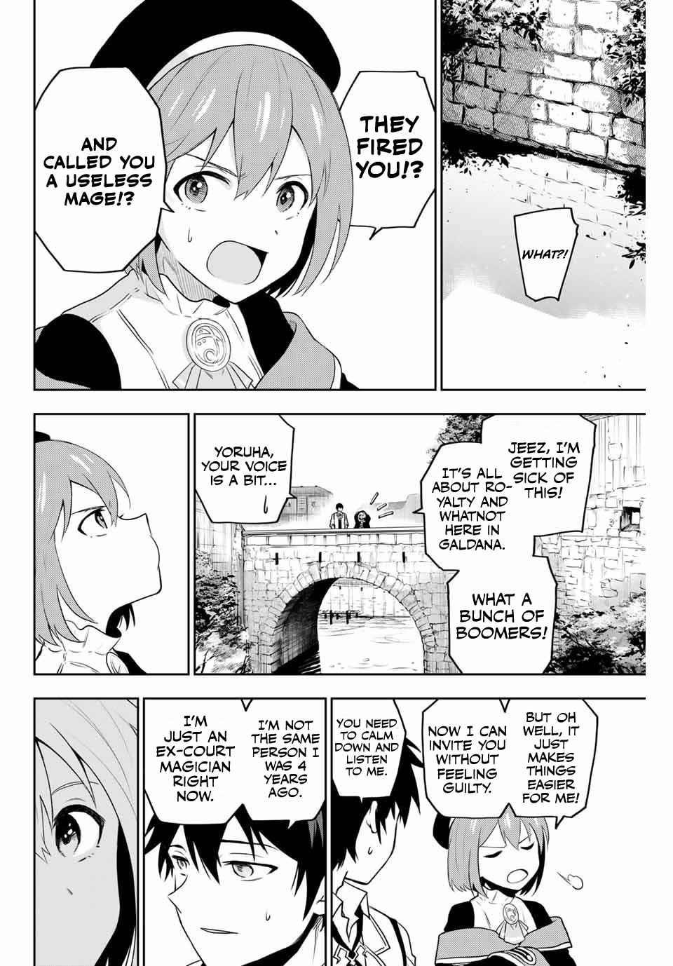 A Court Magician, Who Was Focused On Supportive Magic Because His Allies Were Too Weak, Aims To Become The Strongest After Being Banished Chapter 1 - Page 27 in English