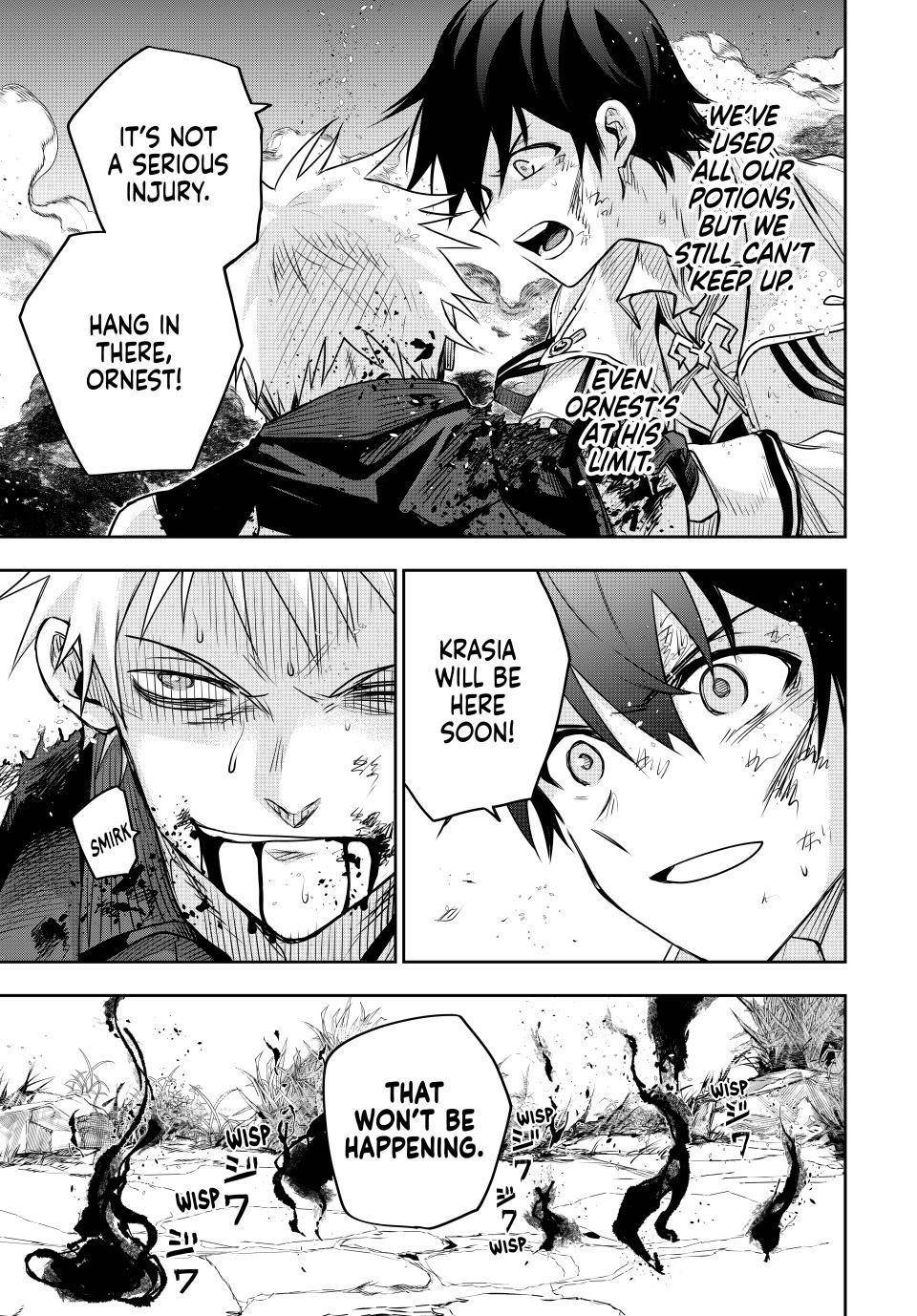A Court Magician, Who Was Focused On Supportive Magic Because His Allies Were Too Weak, Aims To Become The Strongest After Being Banished Chapter 111 - Page 3 in English