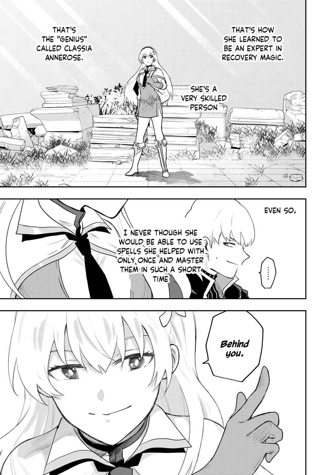 A Court Magician, Who Was Focused On Supportive Magic Because His Allies Were Too Weak, Aims To Become The Strongest After Being Banished Chapter 17 - Page 11 in English