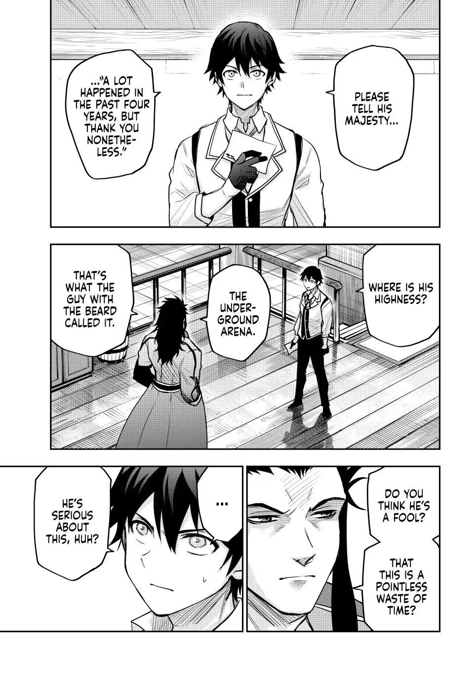 A Court Magician, Who Was Focused On Supportive Magic Because His Allies Were Too Weak, Aims To Become The Strongest After Being Banished Chapter 22 - Page 7 in English
