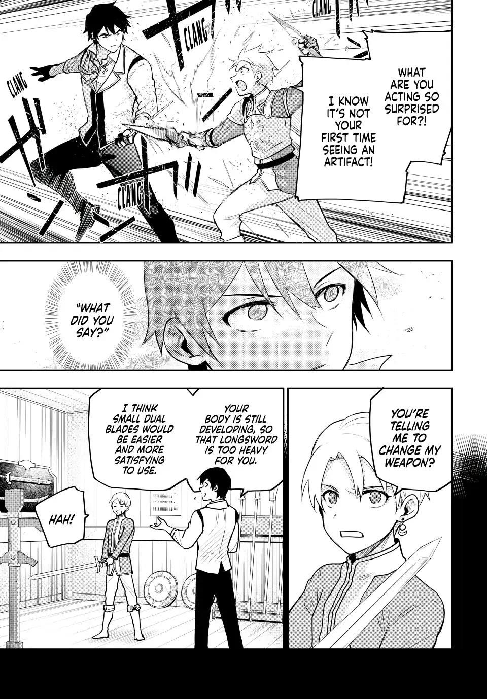 A Court Magician, Who Was Focused On Supportive Magic Because His Allies Were Too Weak, Aims To Become The Strongest After Being Banished Chapter 23 - Page 3 in English