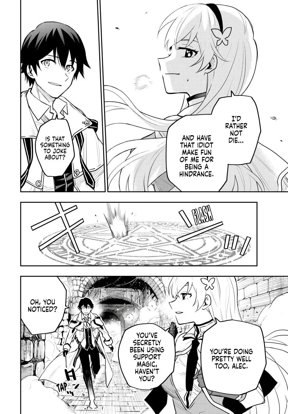 A Court Magician, Who Was Focused On Supportive Magic Because His Allies Were Too Weak, Aims To Become The Strongest After Being Banished Chapter 29 - Page 4 in English