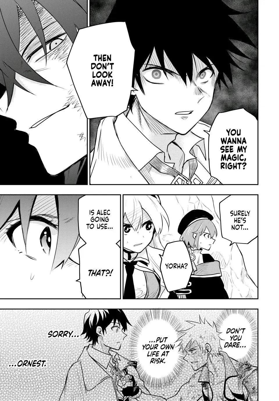 A Court Magician, Who Was Focused On Supportive Magic Because His Allies Were Too Weak, Aims To Become The Strongest After Being Banished Chapter 44 - Page 15 in English