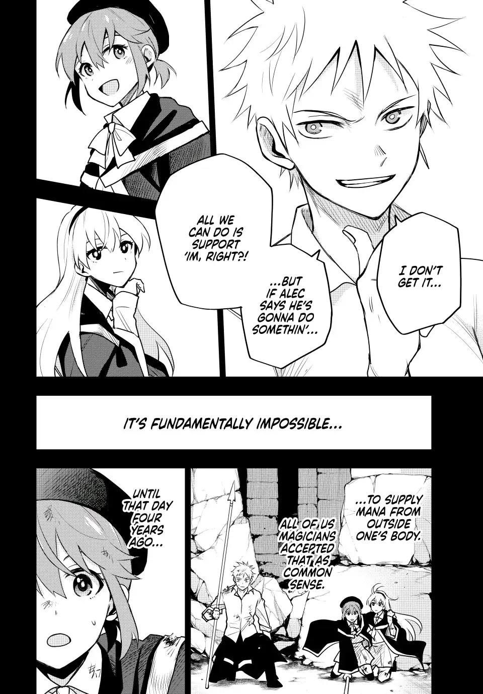 A Court Magician, Who Was Focused On Supportive Magic Because His Allies Were Too Weak, Aims To Become The Strongest After Being Banished Chapter 45 - Page 8 in English
