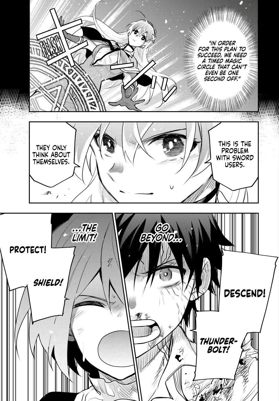 A Court Magician, Who Was Focused On Supportive Magic Because His Allies Were Too Weak, Aims To Become The Strongest After Being Banished Chapter 49 - Page 9 in English