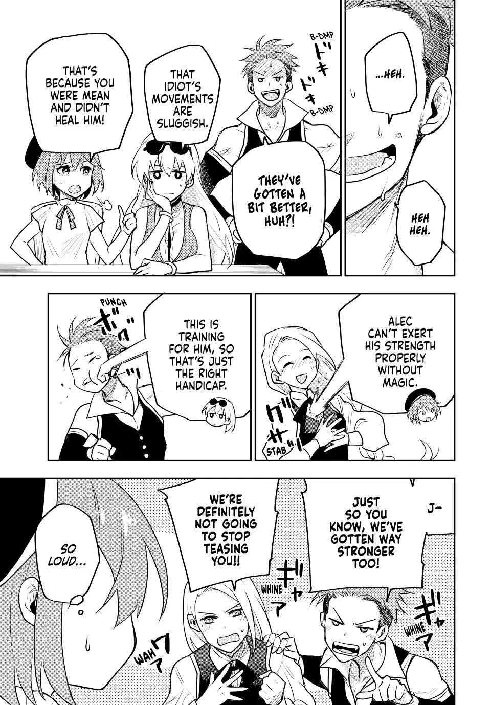 A Court Magician, Who Was Focused On Supportive Magic Because His Allies Were Too Weak, Aims To Become The Strongest After Being Banished Chapter 54 - Page 14 in English